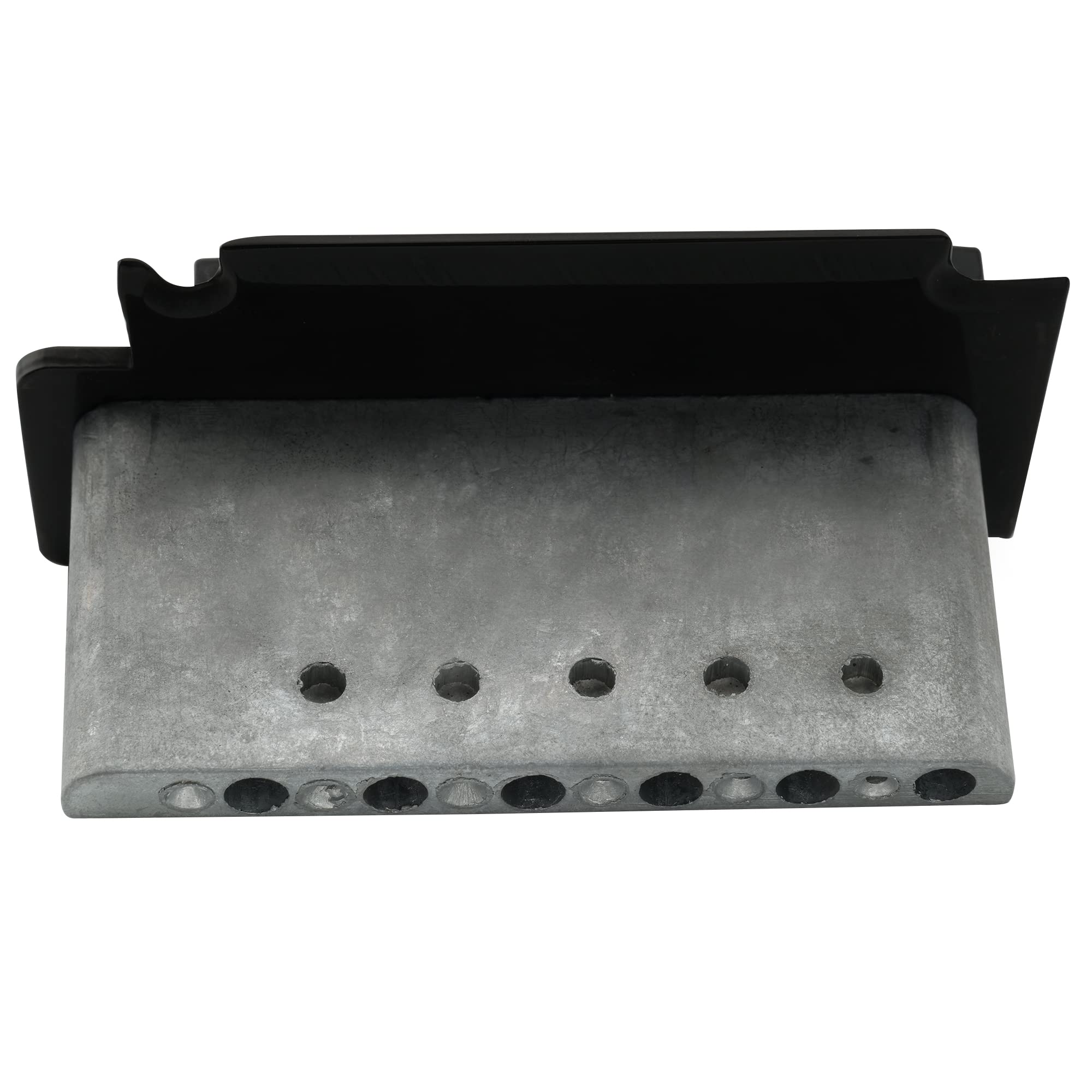 Musiclily Pro 52.5Mm 2 Point Guitar Tremolo Bridge 36Mm Short Zinc Block For Import Squier Strat Electric Guitar, Black