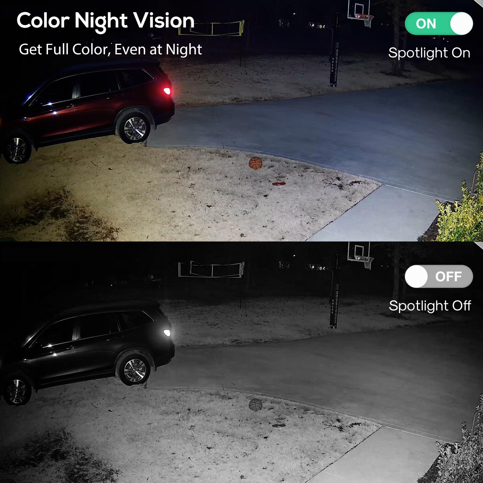 Kittyhok Wireless Security Camera System Outdoor With Monitor | 4Pcs 2K Dual Lens Ptz Security Cameras, 10X Mixed Zoom, Auto Tracking, Human Detection, Spotlight | 10Ch Nvr With 10' Monitor, 500Gb Hdd