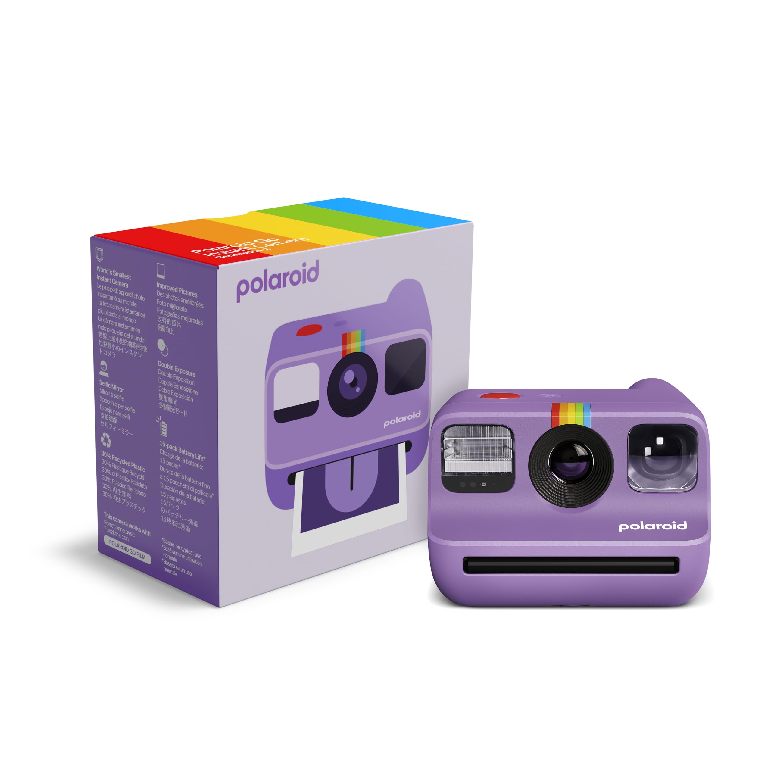 Polaroid Go Generation 2 - Mini Instant Film Camera - Purple (9183) - Only Compatible with Go Film