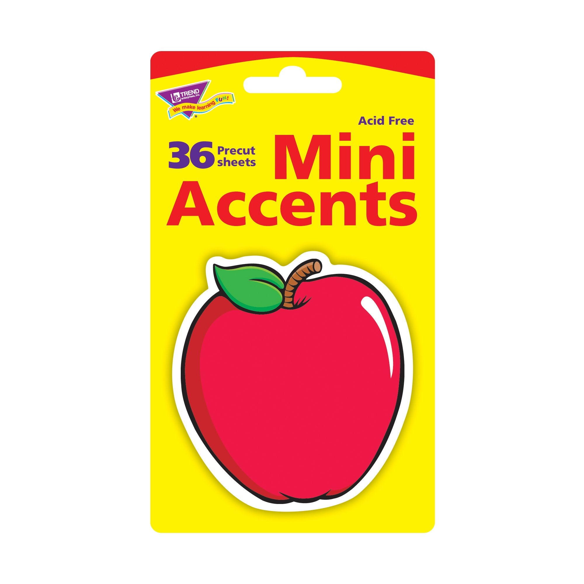 Trend Enterprises, Inc. Apple Mini Accents, 36 Ct