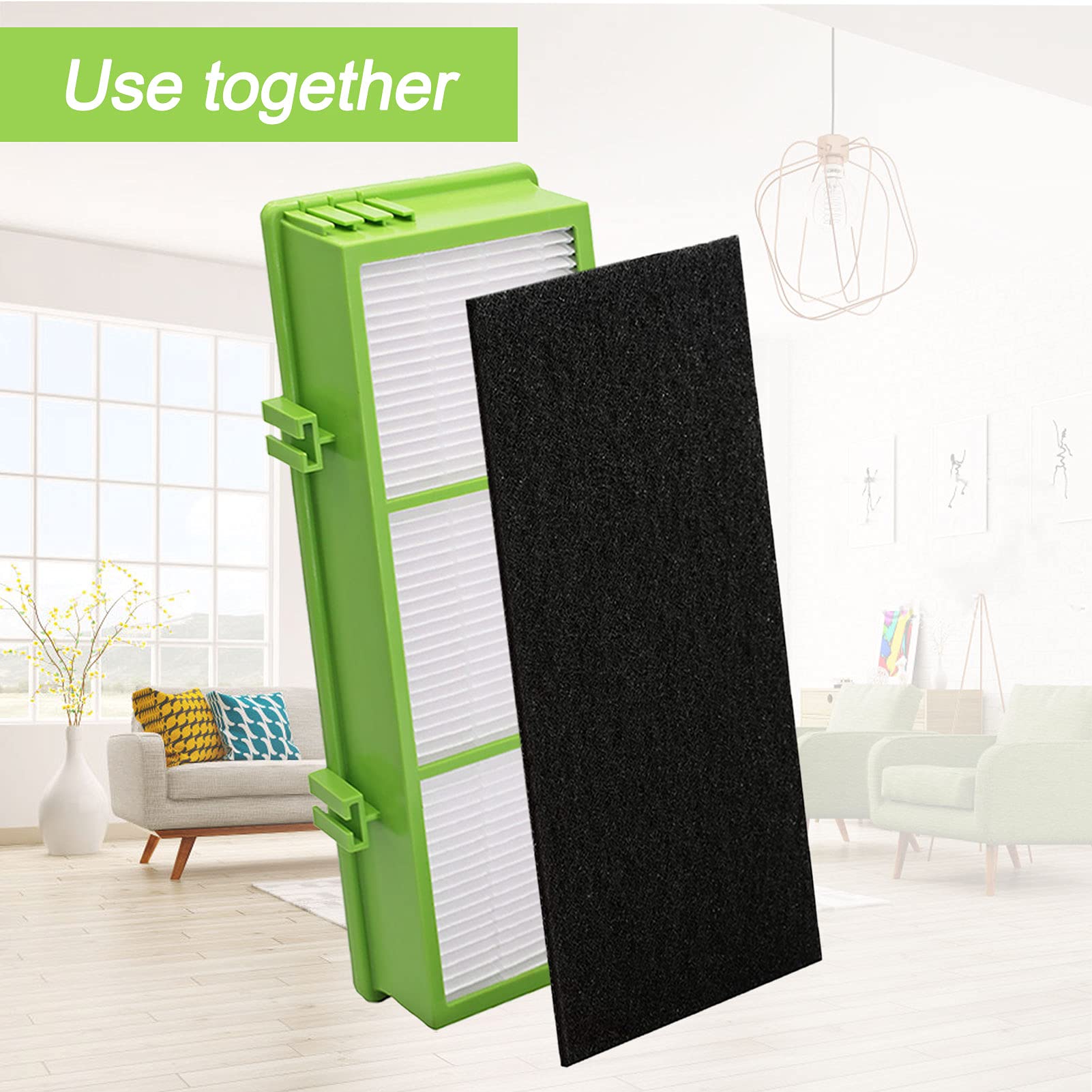 Ioyijoi Filter Compatible With Holmes Aer1 Series, Replacement Parts # Hapf300Ah U4R, Hap242 Nuc (4 True Filter Replacement + 8