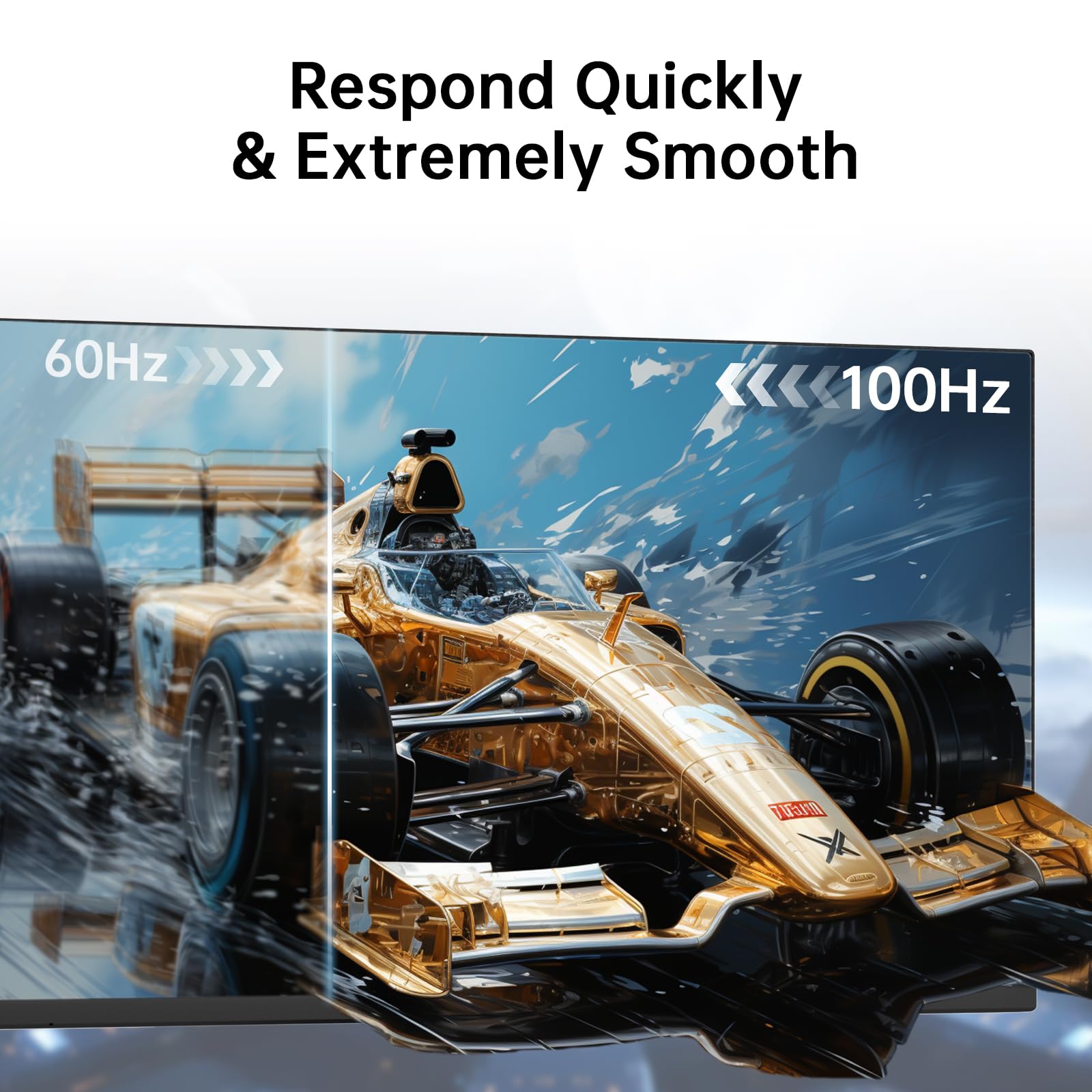 Ktc 24 Inch Monitor   1080P Monitor, 100Hz Freesync Gaming Monitor With Hdr10,Vesa Mountable, Adjustable Tilt, Zeroframe Design,