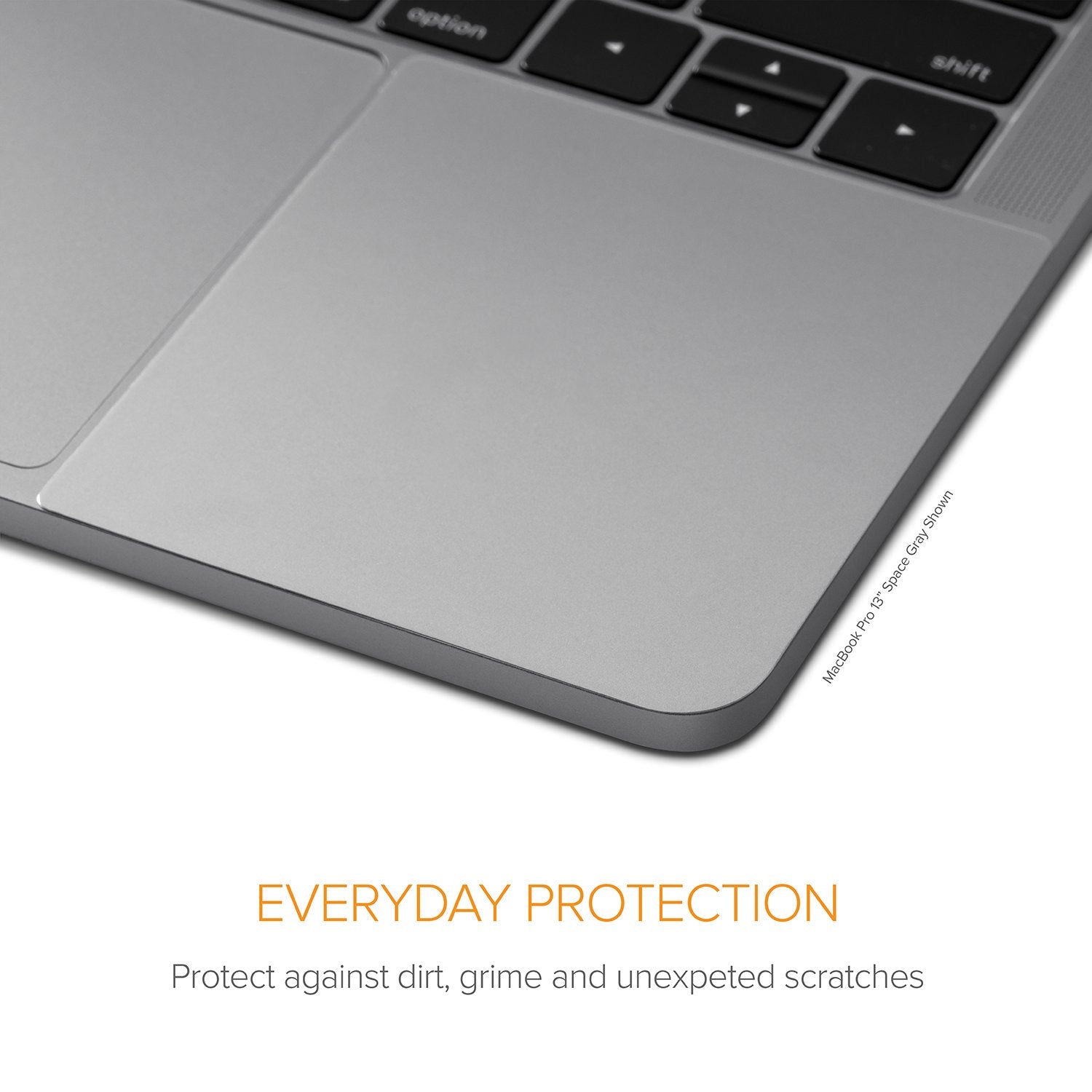Uppercase Premium Palm Rest Protector Skin Cover Set Compatible With 2021+ Macbook Pro 14'', Silver