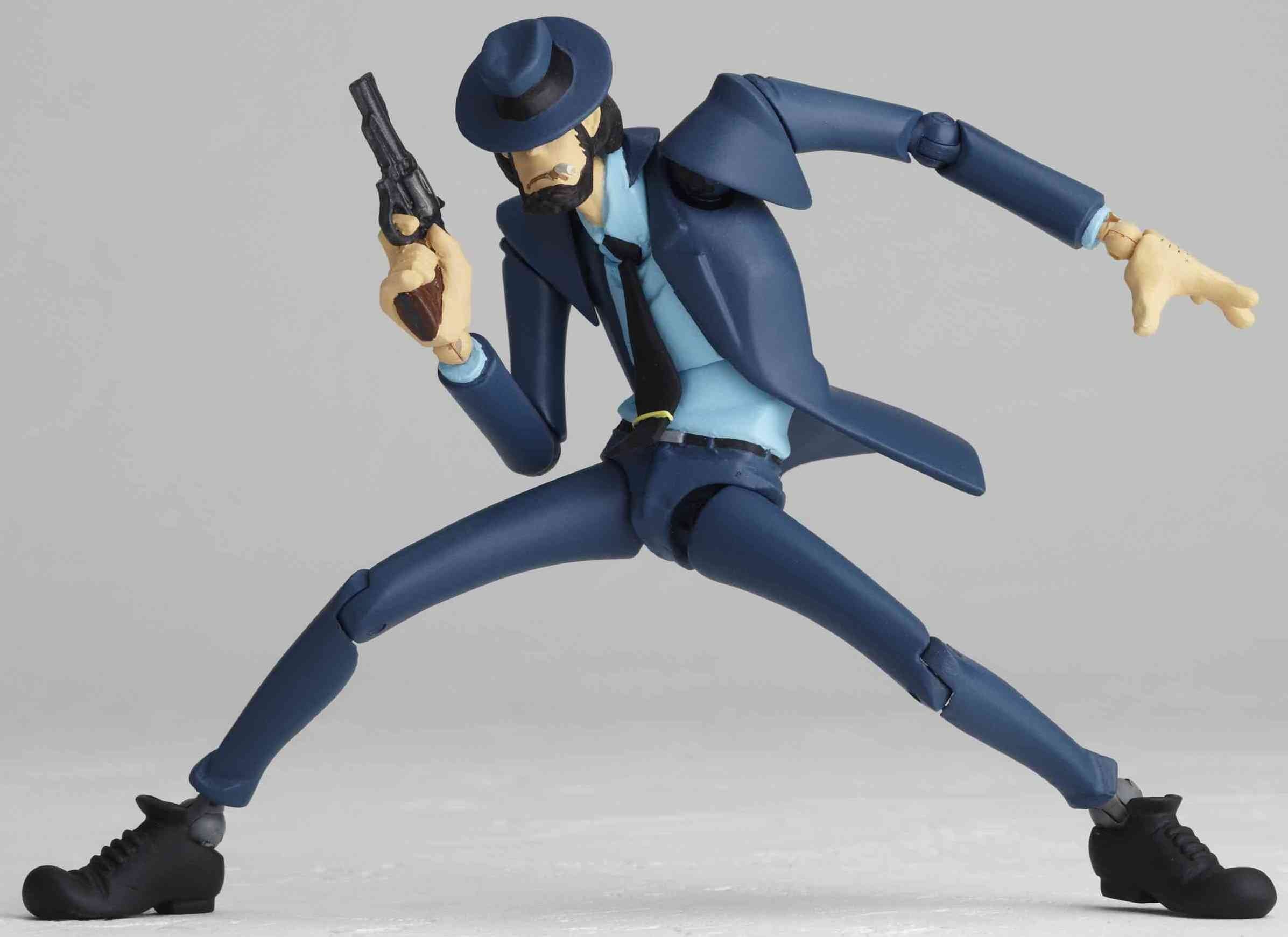 Kaiyodo Jap.   Lupin Iii Figurine Revoltech Yamaguchi #098 Daisuke Jigen