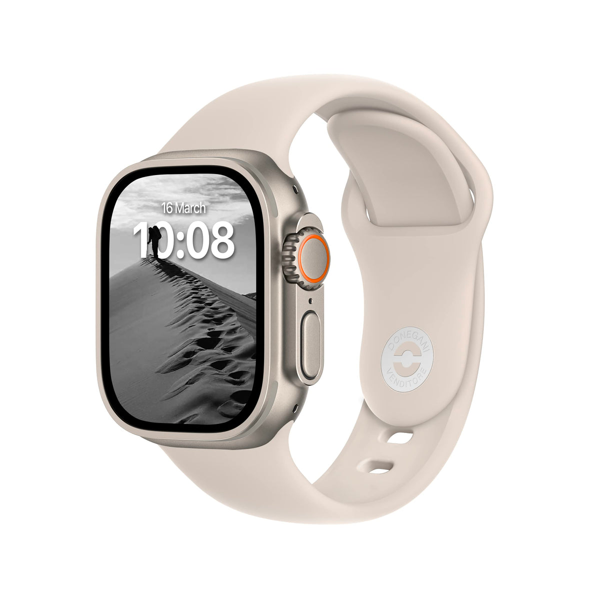 Donegani Sport Band Compatible With Apple Watch Series Ultra 8 7 6 5 4 3 2 1 Se|49Mm 45Mm 44Mm 42Mm Men Women In Color Starlight