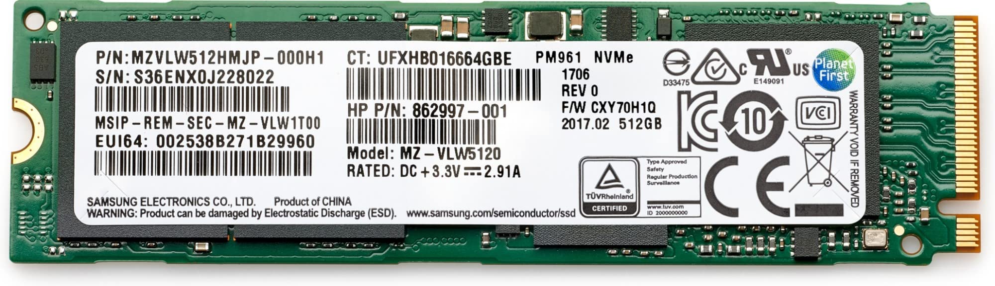 1Tb Pcie Nvme Tlc Ssd