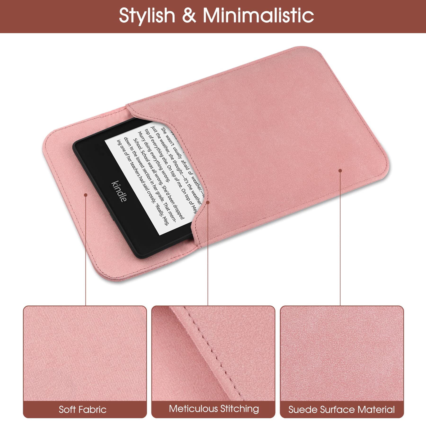 Hoyixi Sleeve Case For 6.8'' E Reader Compatible Paperwhite 11Th 2021/Paperwhite Signature Edition 2021 Sleeve Bag Pouch Case Co