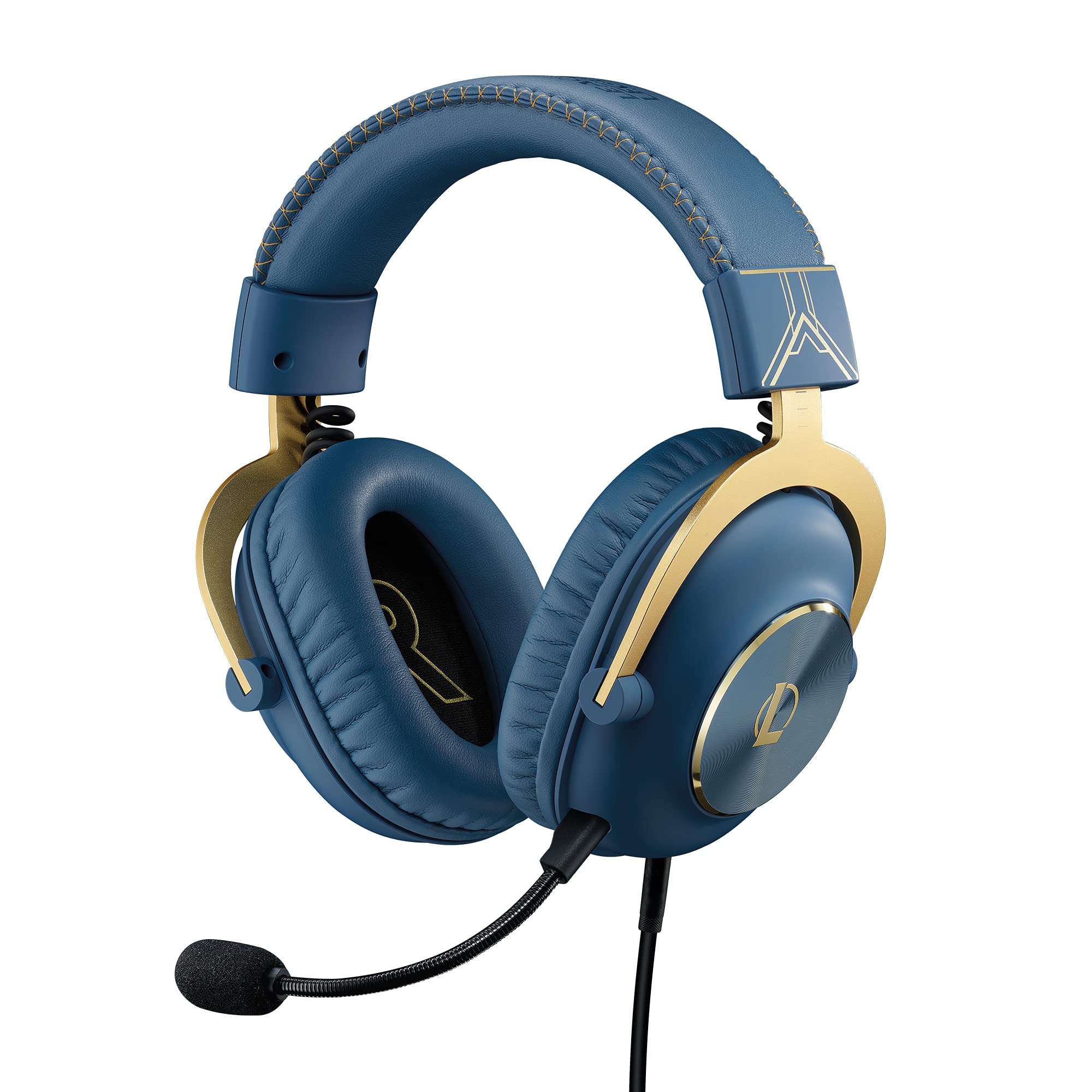 Logitech G PRO X Gaming Headset - Blue VO!CE, Detachable Microphone, Comfortable Memory Foam Ear Pads, DTS Headphone 7.1 and 50 