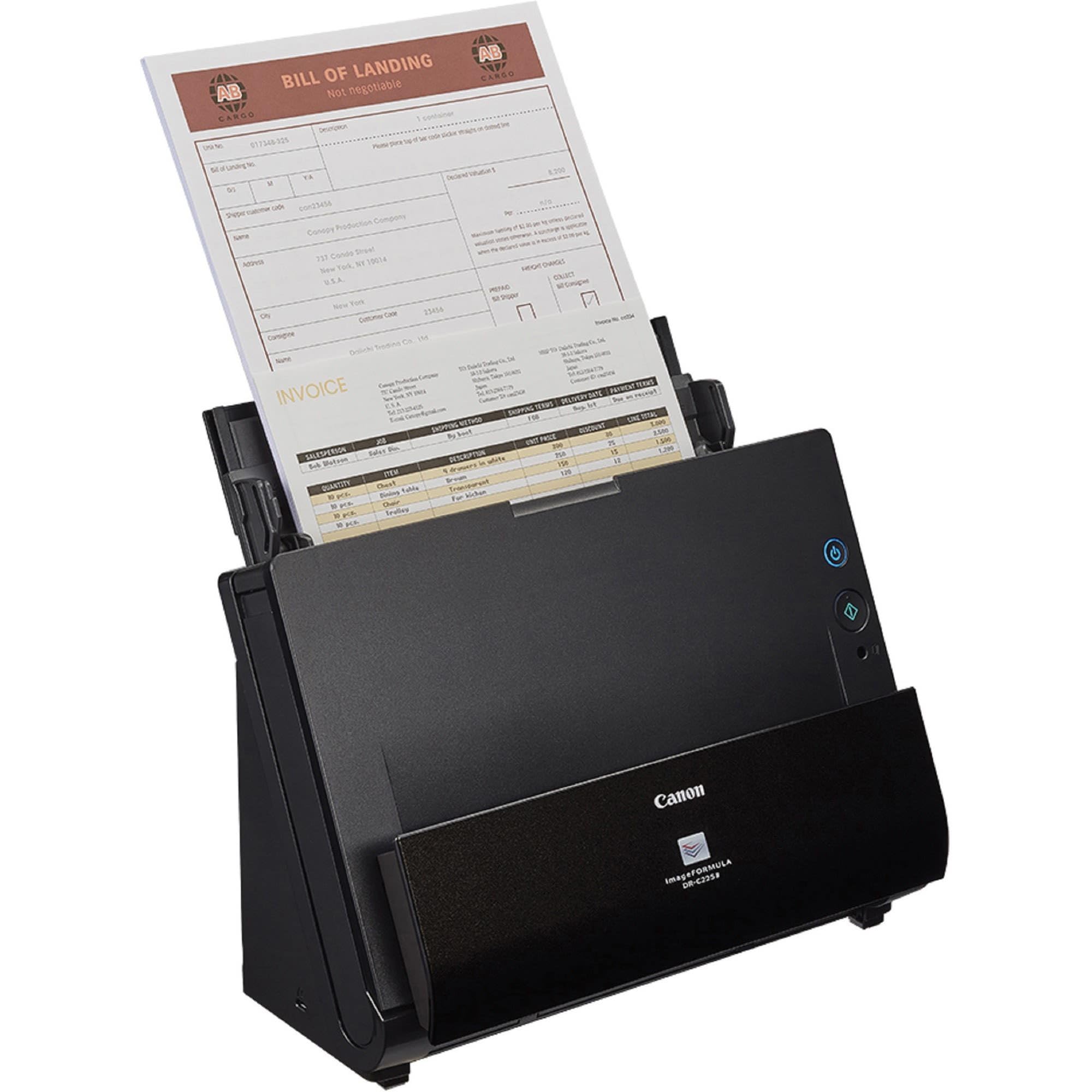 Canon ImageFORMULA DR C225 II Office Document Scanner, Black   3258C002