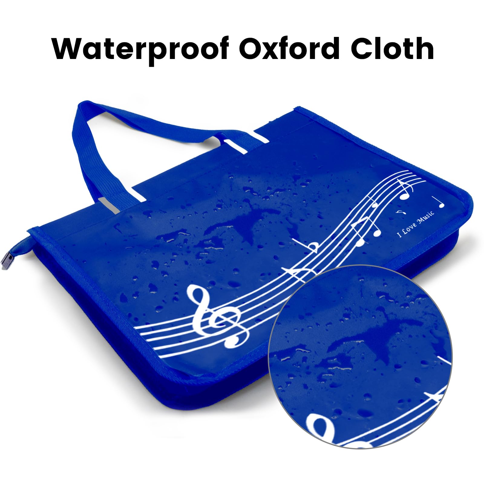 Bestsounds Piano Bag, Zipper Waterproof Music Book Tote Bag Piano Accessories For Students Kids, Women, Gifts For Musicians (Dar