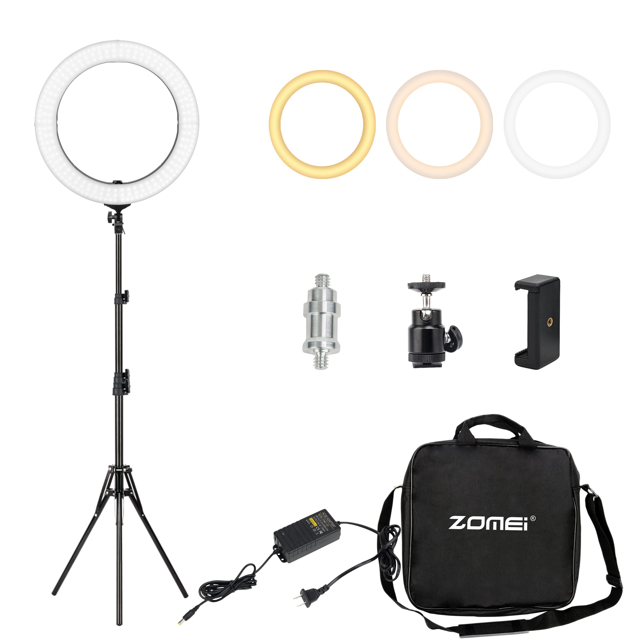 Professional Ring Light With Stand Dimmable Led Ring Light Bi Color Selfie Ring Light For Phone, Makeup Selfie Photography Ring