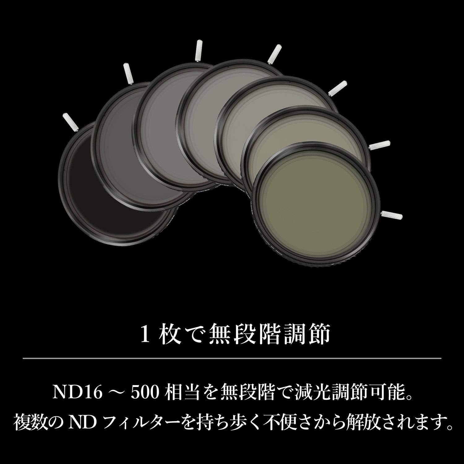 Haida 82Mm Nanopro Variable Neutral Density 1.2 To 2.7 Filter (4 To 9 Stop)
