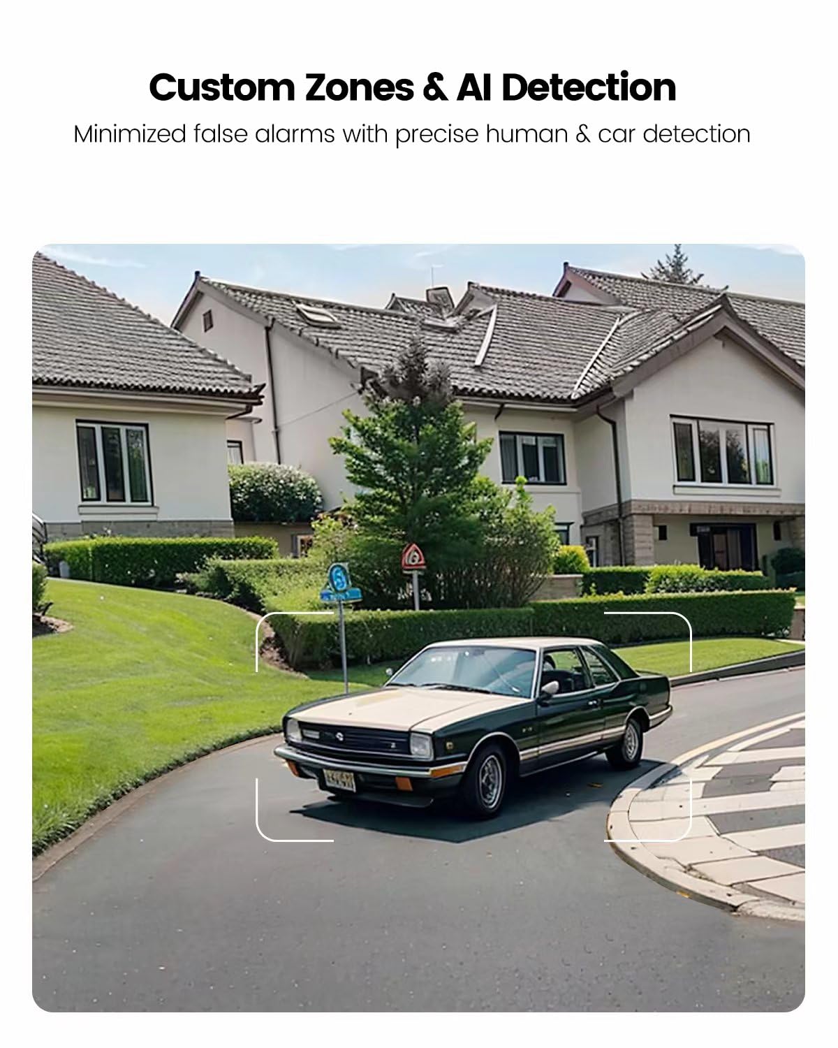 Treatlife 5Mp Ultra Hd 2.4G/5G Wifi Security Camera Outdoor Wired, Cameras For Home Security, Spotlight/Siren, Ai Motion Detecti