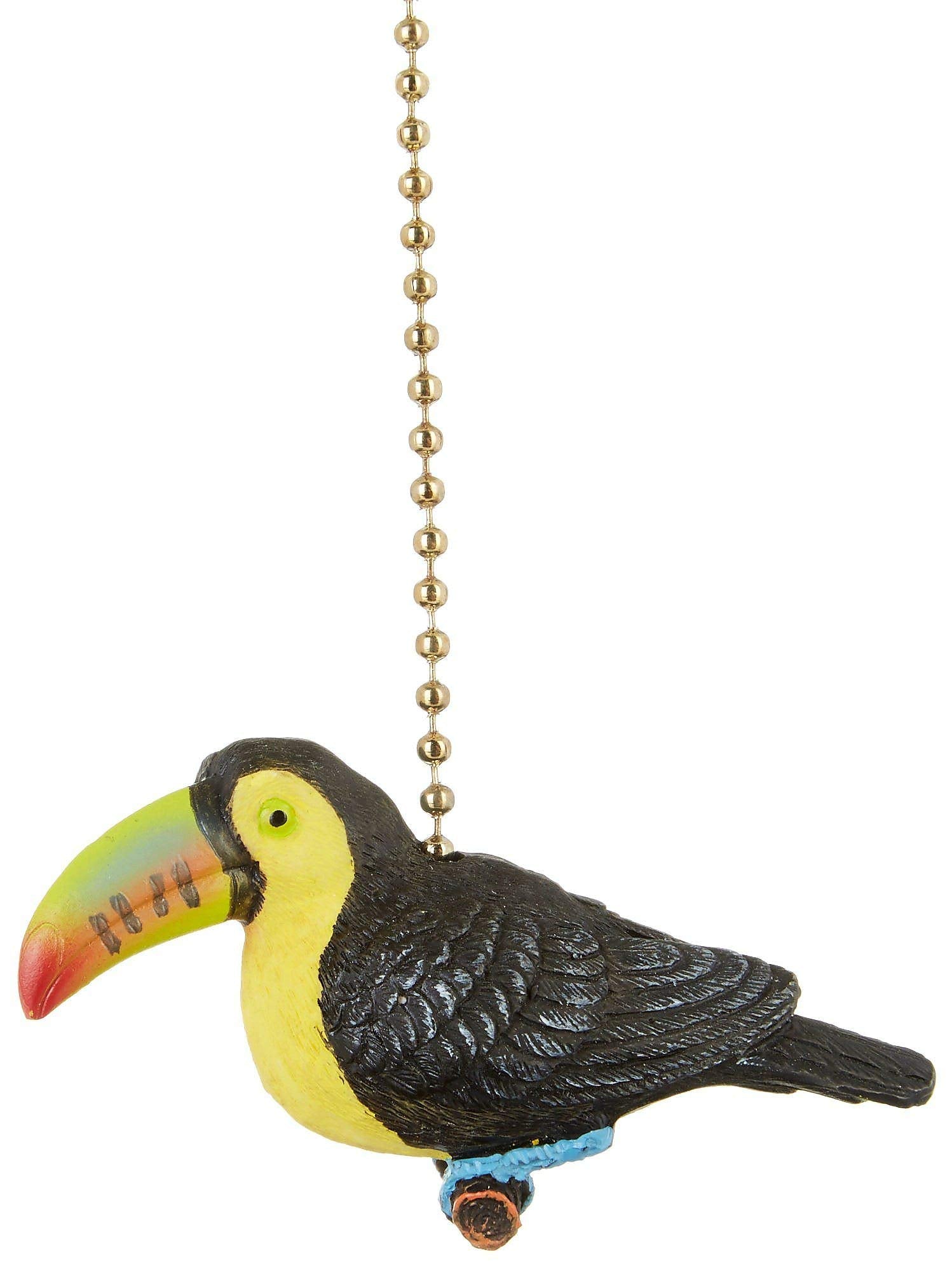 Tropical Toucan Bird Decorative Ceiling Fan Pull