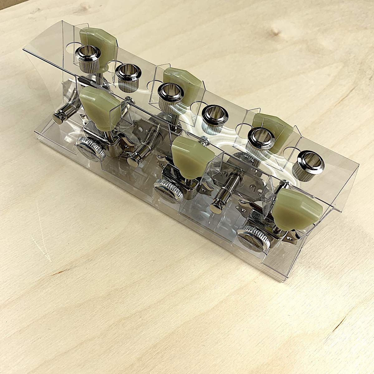 Gotoh Sd90 Mgt 3X3 Locking Tuning Keys With Lock Knob   Nickel