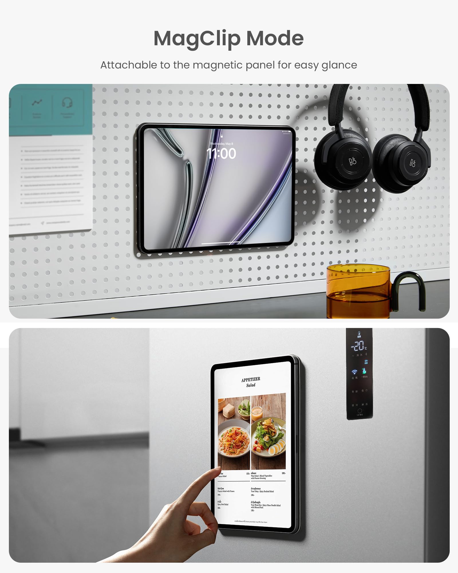 Tomtoc Ipad Pro Detachable Folio Case For 2024 New 11 Inch Ipad Air M2 Only, Separable Slim Protective Panel & 4 Modes With Ultra Light Fiberglass Material, Support Apple Pencil Pro & Auto Wake/Sleep