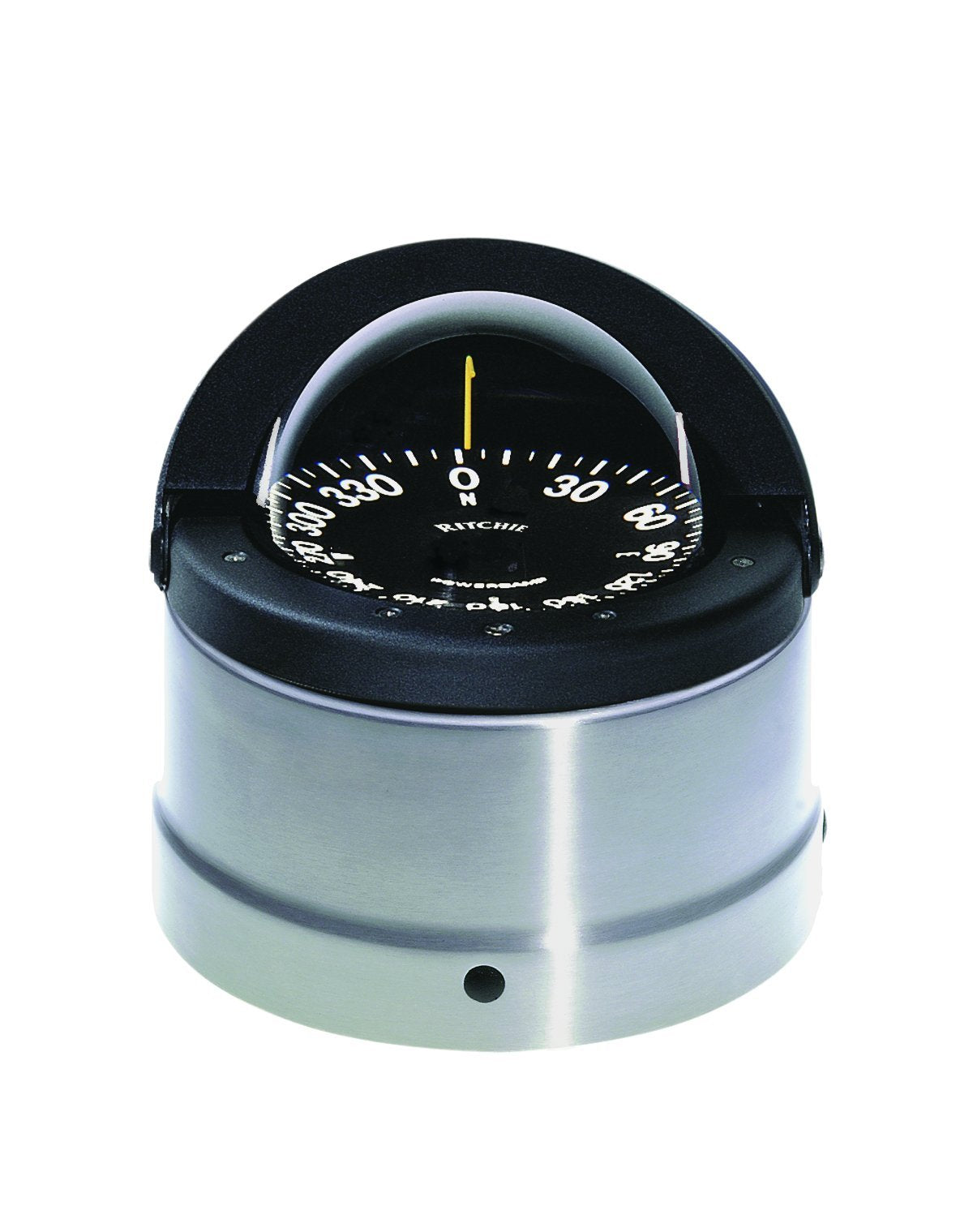 Ritchie Navigation Compass, Binnacle Mount, 4.5'' Dial, Silv