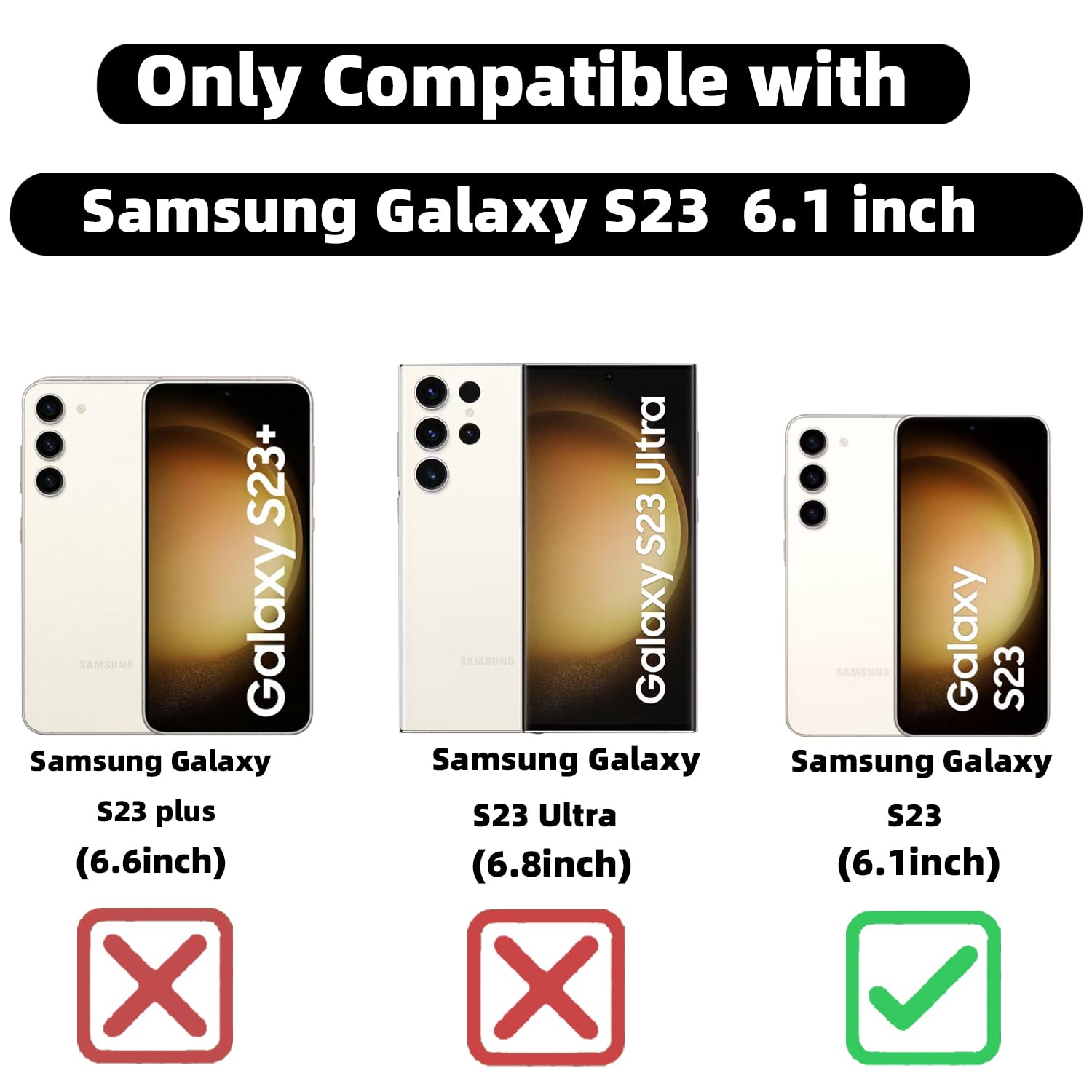 Zonrw For Samsung Galaxy S23 Case Magnetic,For Women Girl Soft Cute Luxury Love Heart Plating Bling Gradient Glitter Phone Case