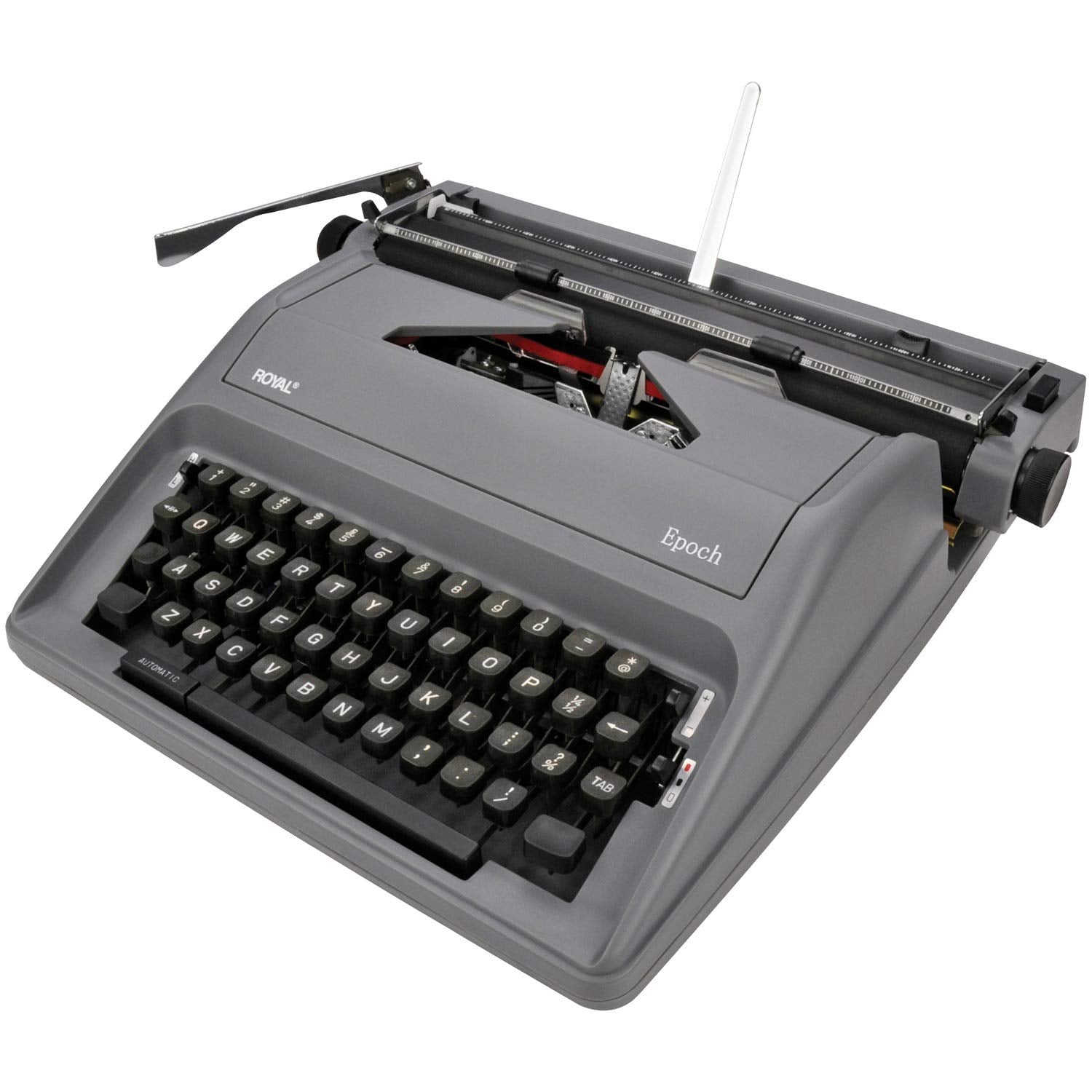 Royal Epoch Classic Portable Manual Typewriter   Gray (Roy79103Y)