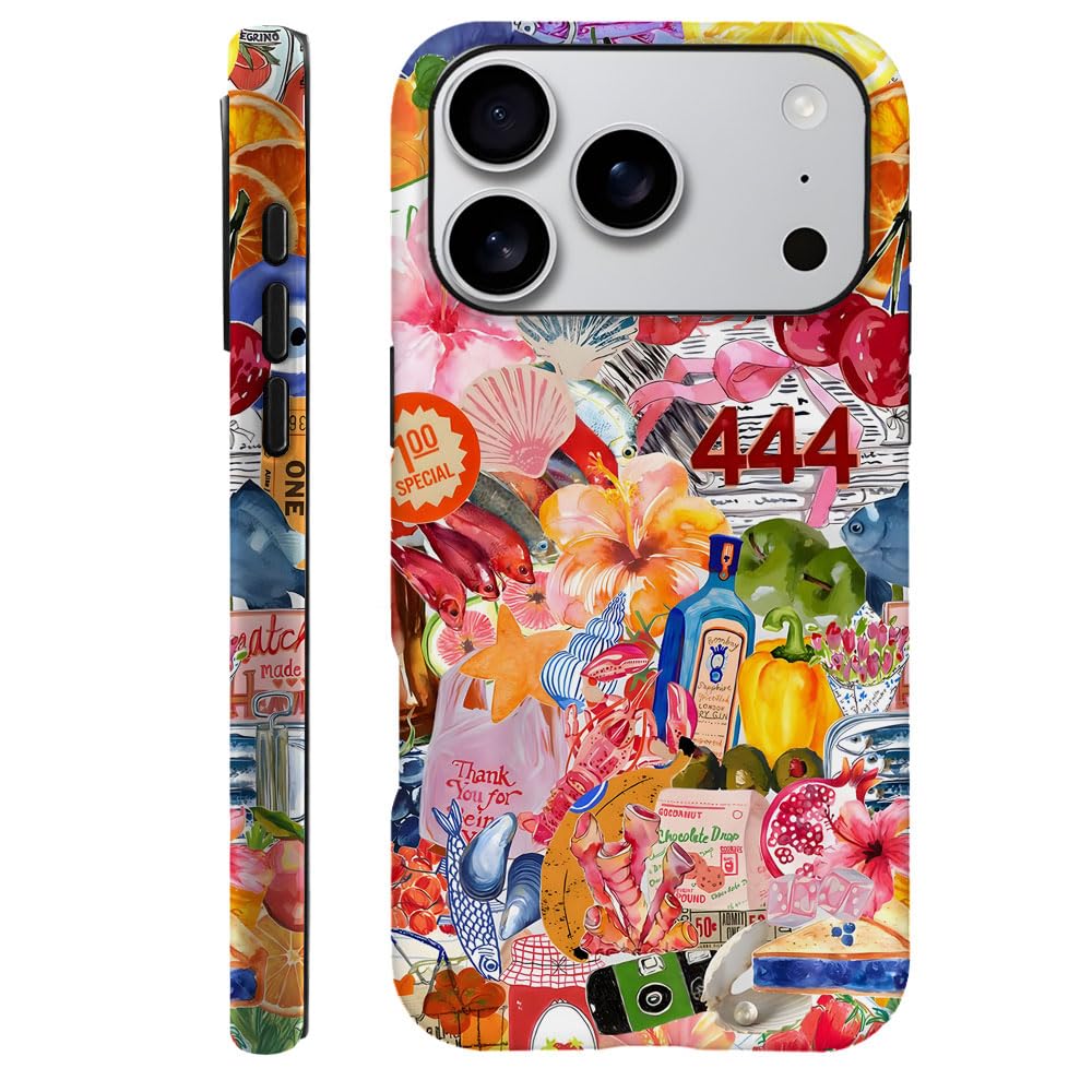 Compatible with iPhone 17 Pro,Durable & Shockproof Phone Case Cover Design - Collage Cute Pink Aesthetic