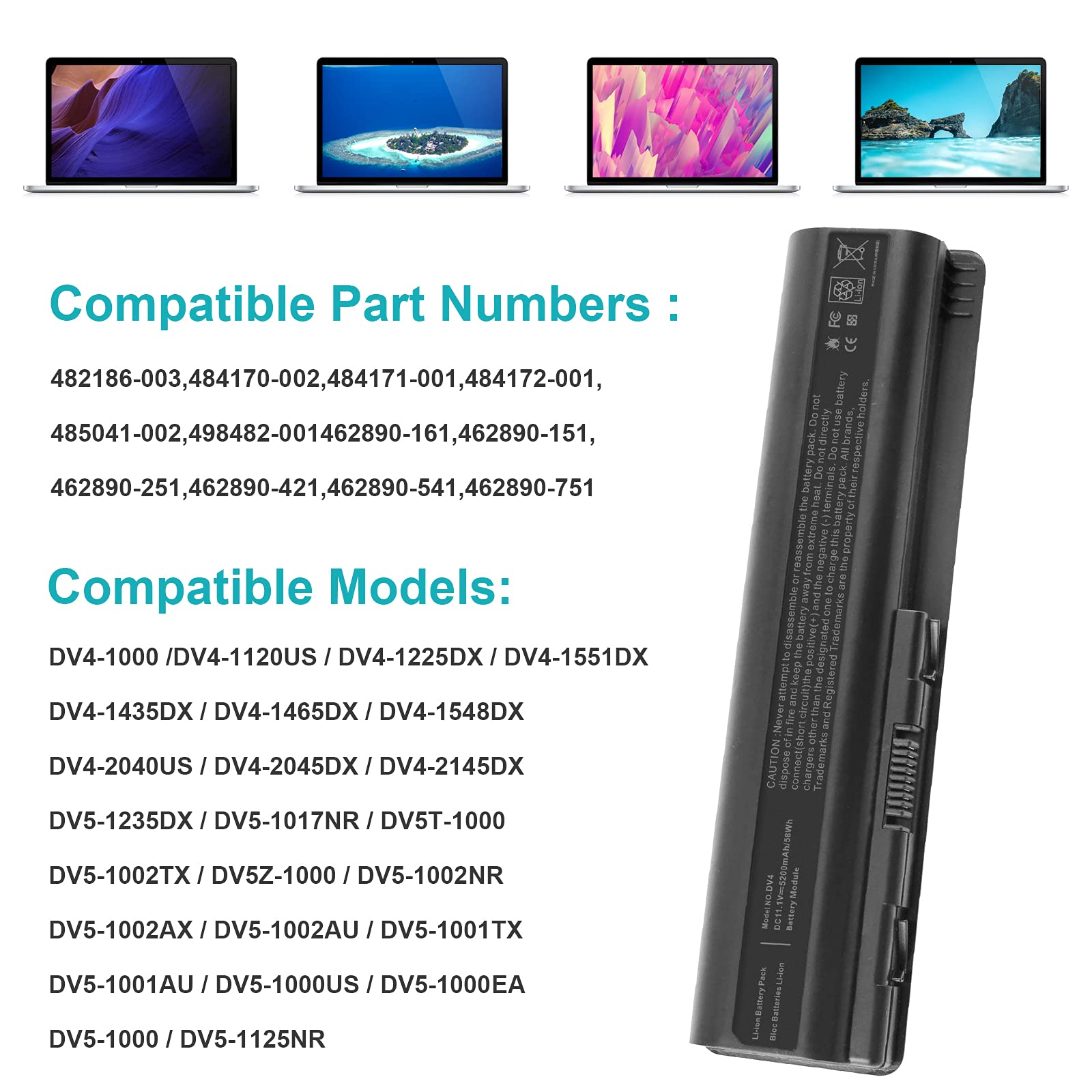 Fancy Buying Spare 484170 001 Laptop Battery For Hp Spare 497694 001 498482 001 484170 002 485041 001