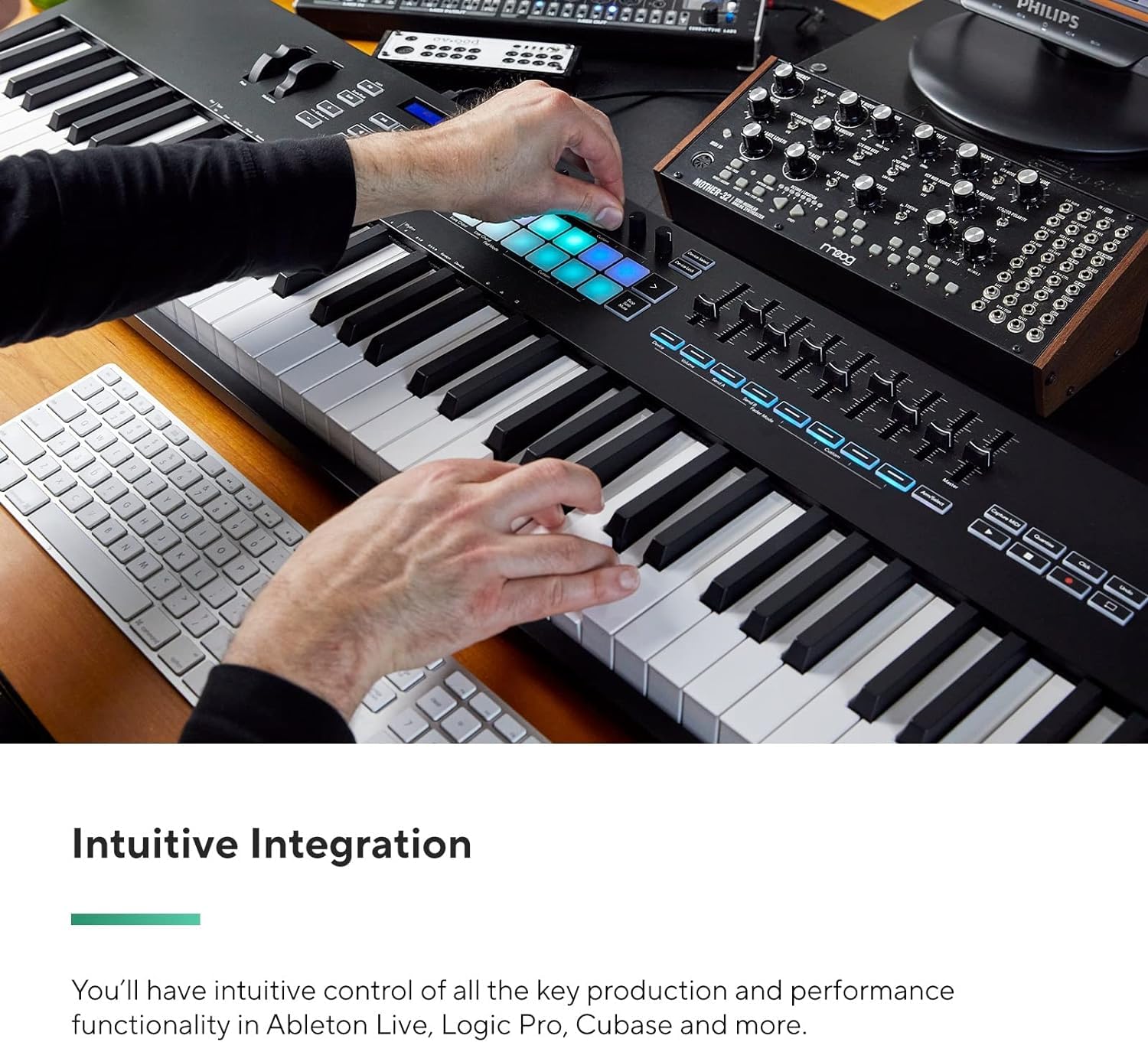 Novation Launchkey 88 [Mk3]   Premium 88 Note Midi Keyboard For Expressive Music Creation