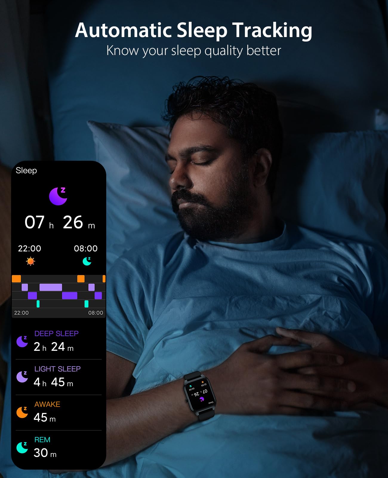 Egqinr Smart Watch, 1.78 Amoled 368 * 448 Hd Screen, 69 Sports Modes Fitness Tracker With Heart Rate, Blood Oxygen, Sleep, Ip68