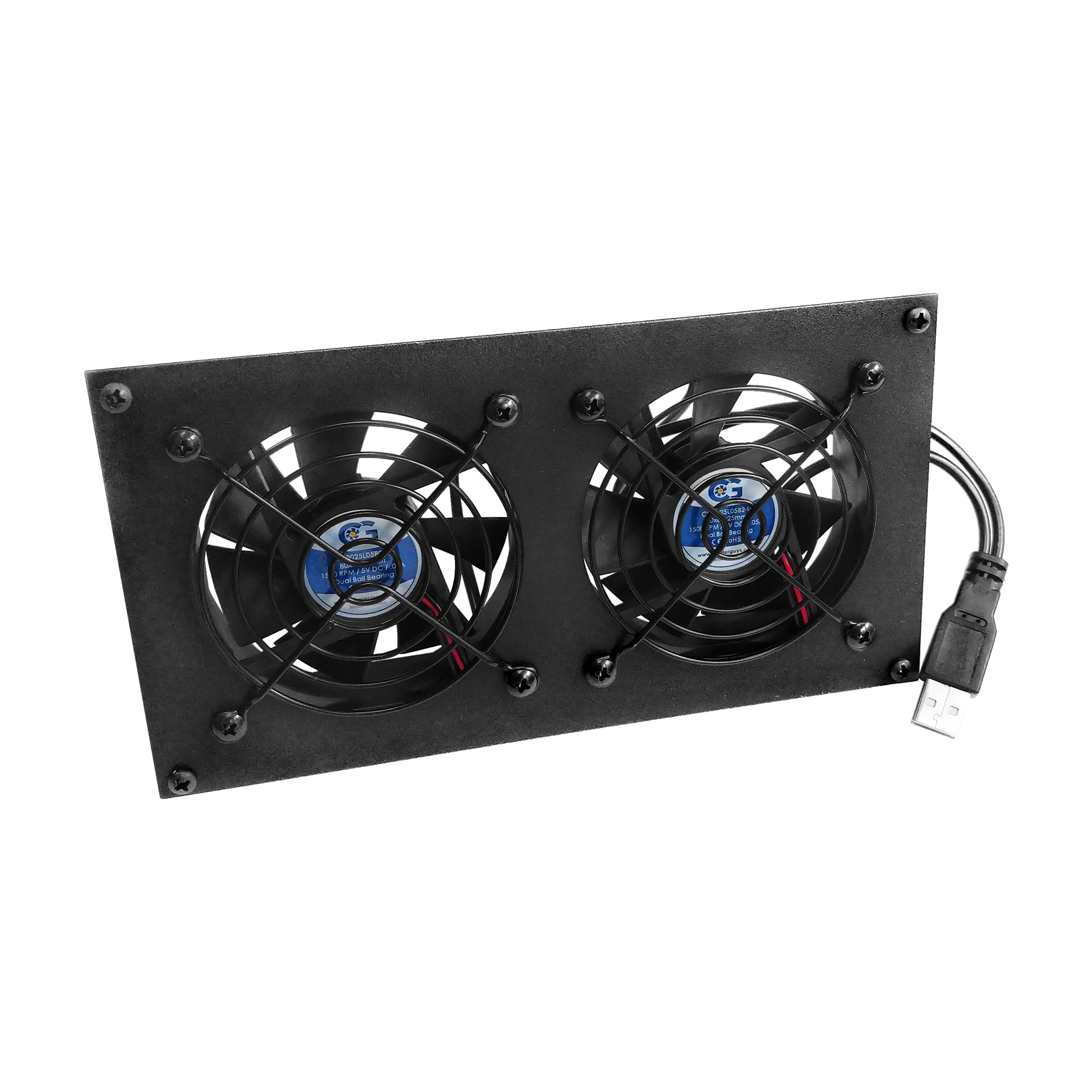 Coolerguys Usb Powered Cooling Fan Kits (Dual 80Mm)