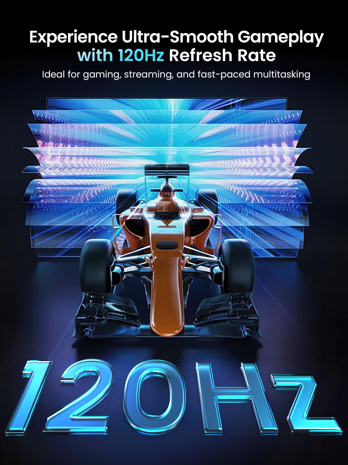 Uperfect Portable Monitor 18.5 Inch 120Hz 100% Srgb 1080P With Vesa & Stand 180� Adjustable Ultra Slim & Lightweight Frameless Fhd Freesync Ips Hdr Gaming Display, Travel Second Monitor For Laptop