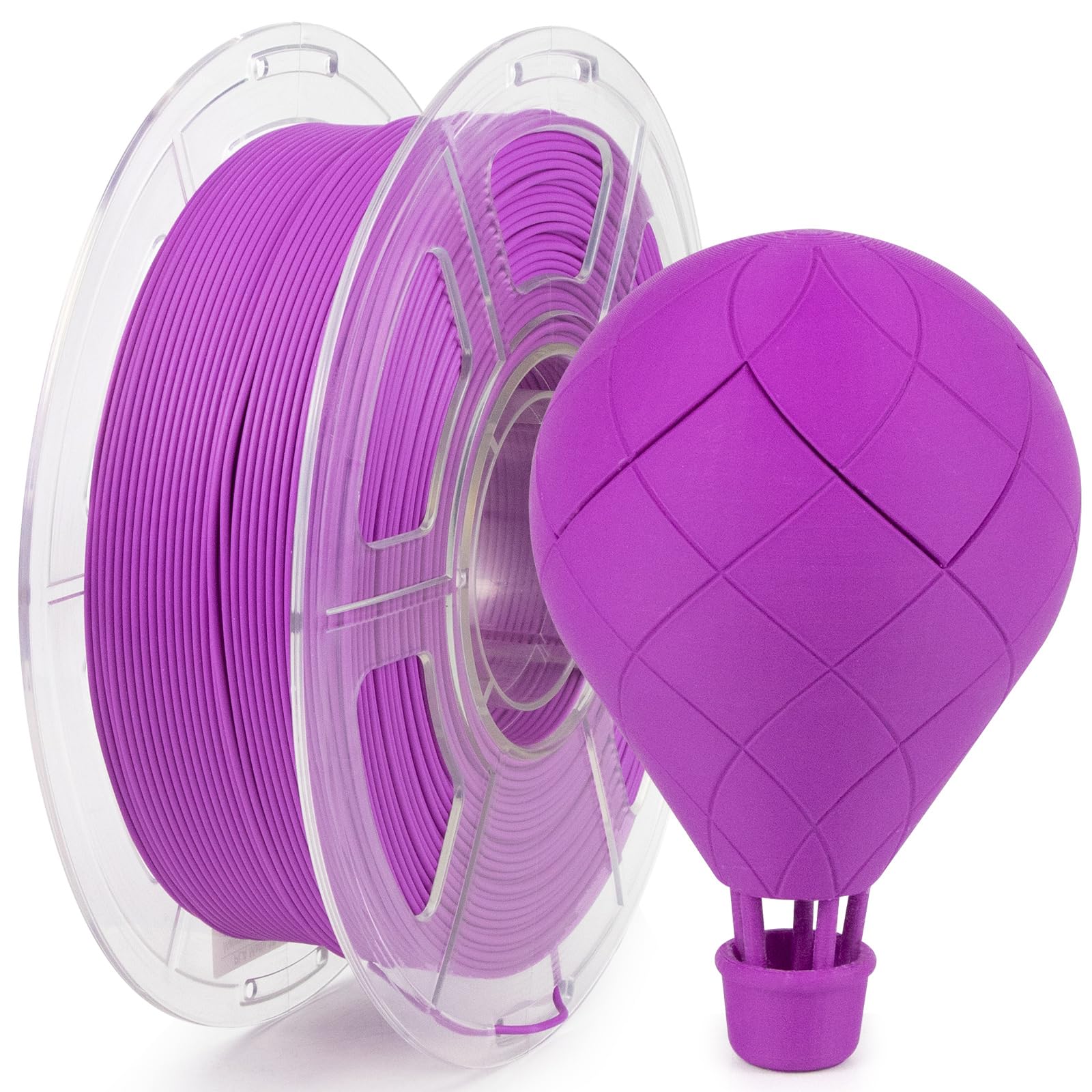 iSANMATE High Speed PLA 3D Printer Filament, Matte Violet PLA Filament 1.75mm Designed for High Speed 30-600mm/s, Fast Printing 