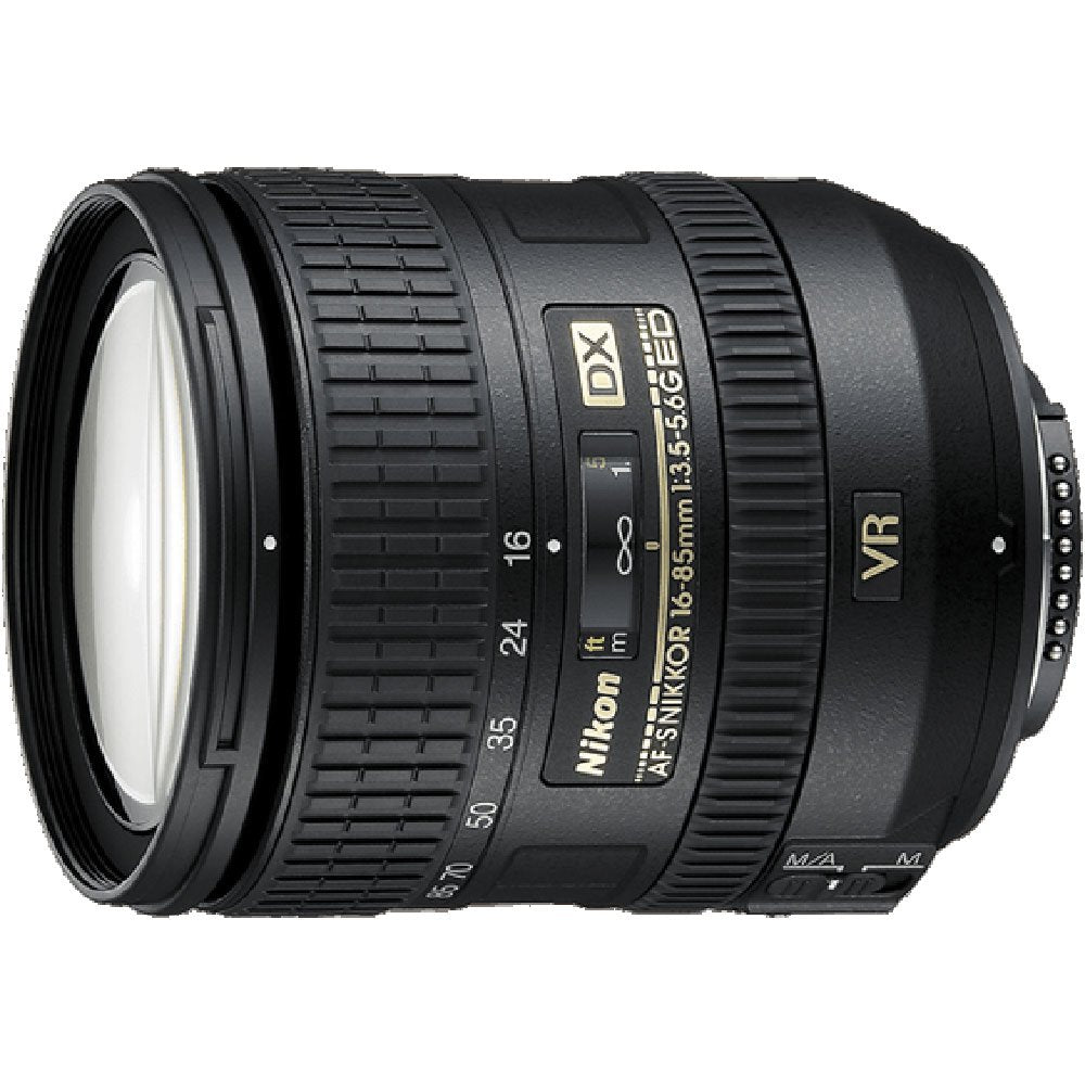 Nikon AF-S DX NIKKOR 16-85mm f/3.5-5.6G ED Vibration Reduction Zoom Lens with Auto Focus for Nikon DSLR Cameras