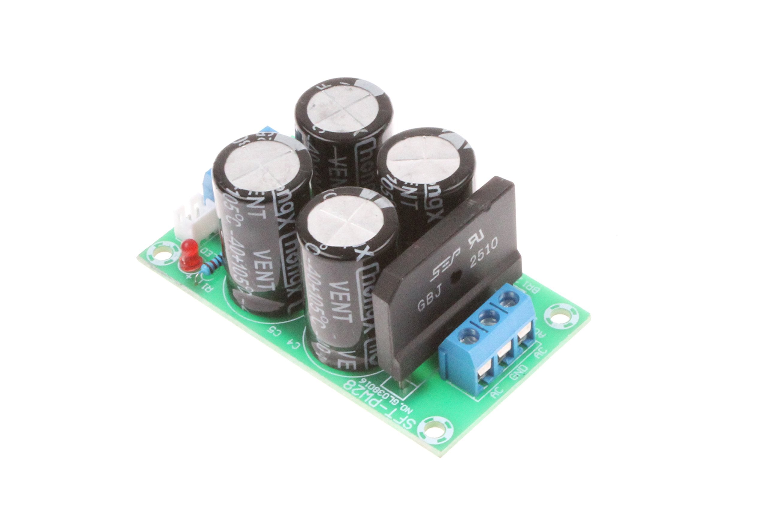 Noyito 25A Dual Power Rectifier Filter Board Ac 9-17V Dc  12-24V Power Amplifier Power Supply Rectifier Board Suitable For Lm187