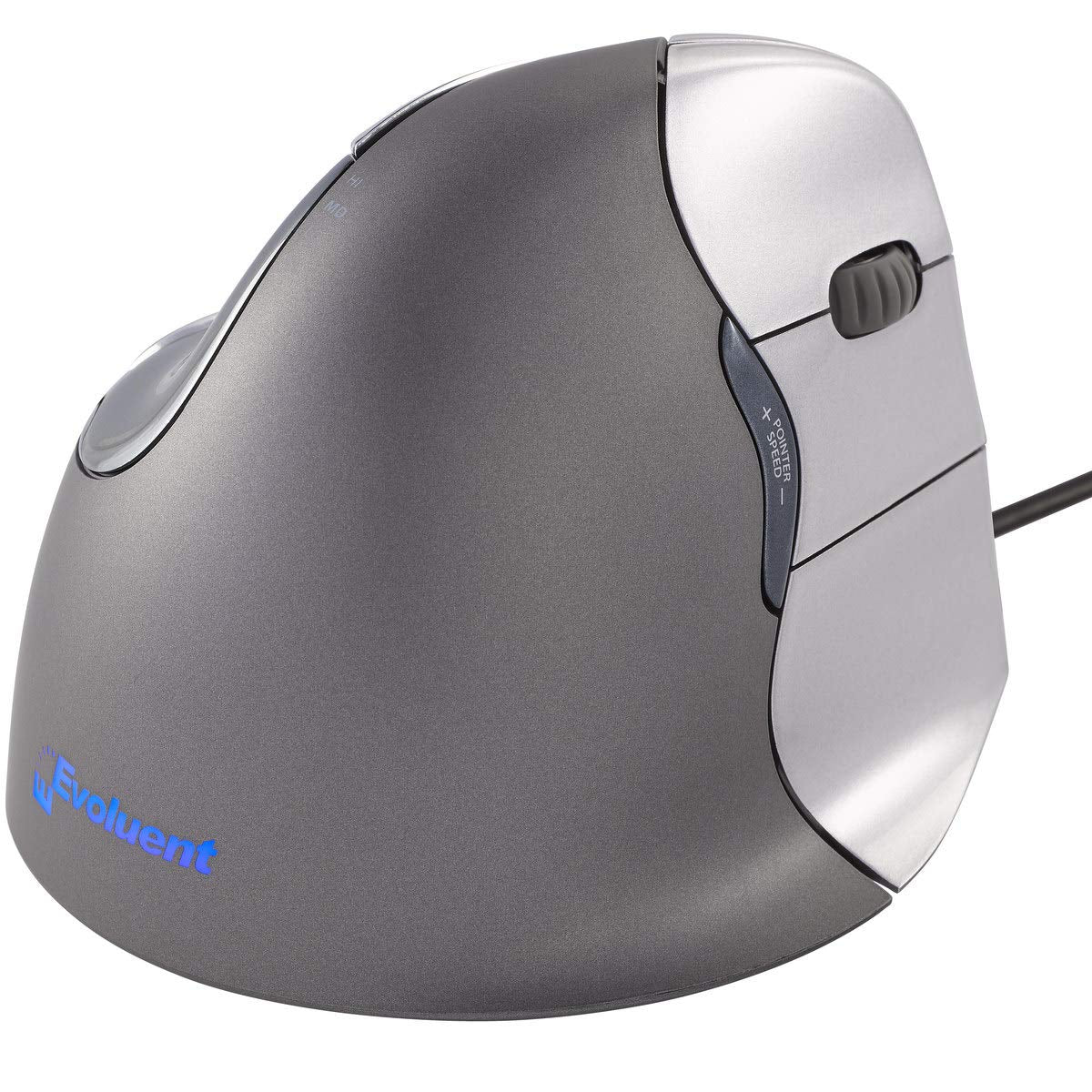Evoluent Vm4R Verticalmouse 4 Right Hand Ergonomic Mouse With Wired Usb Connection (Regular Size.) The Original Verticalmouse Br