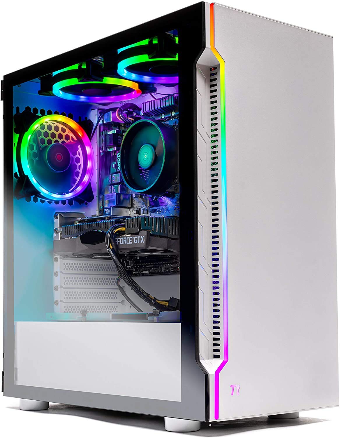 SkyTech Archangel 3.0 Gaming Computer PC Desktop - Ryzen 5 3600 6-Core 3.6GHz, GTX 1650 Super 4G, 500GB SSD, 16GB DDR4 3000, AC 