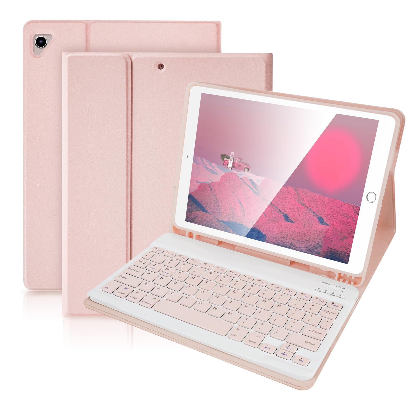 Soppy Keyboard Case For Ipad 9.7 Inch, Detachable Bluetooth Keyboard For Ipad 6Th Generation,Ipad 5Th Generation, Ipad Pro 9.7 I
