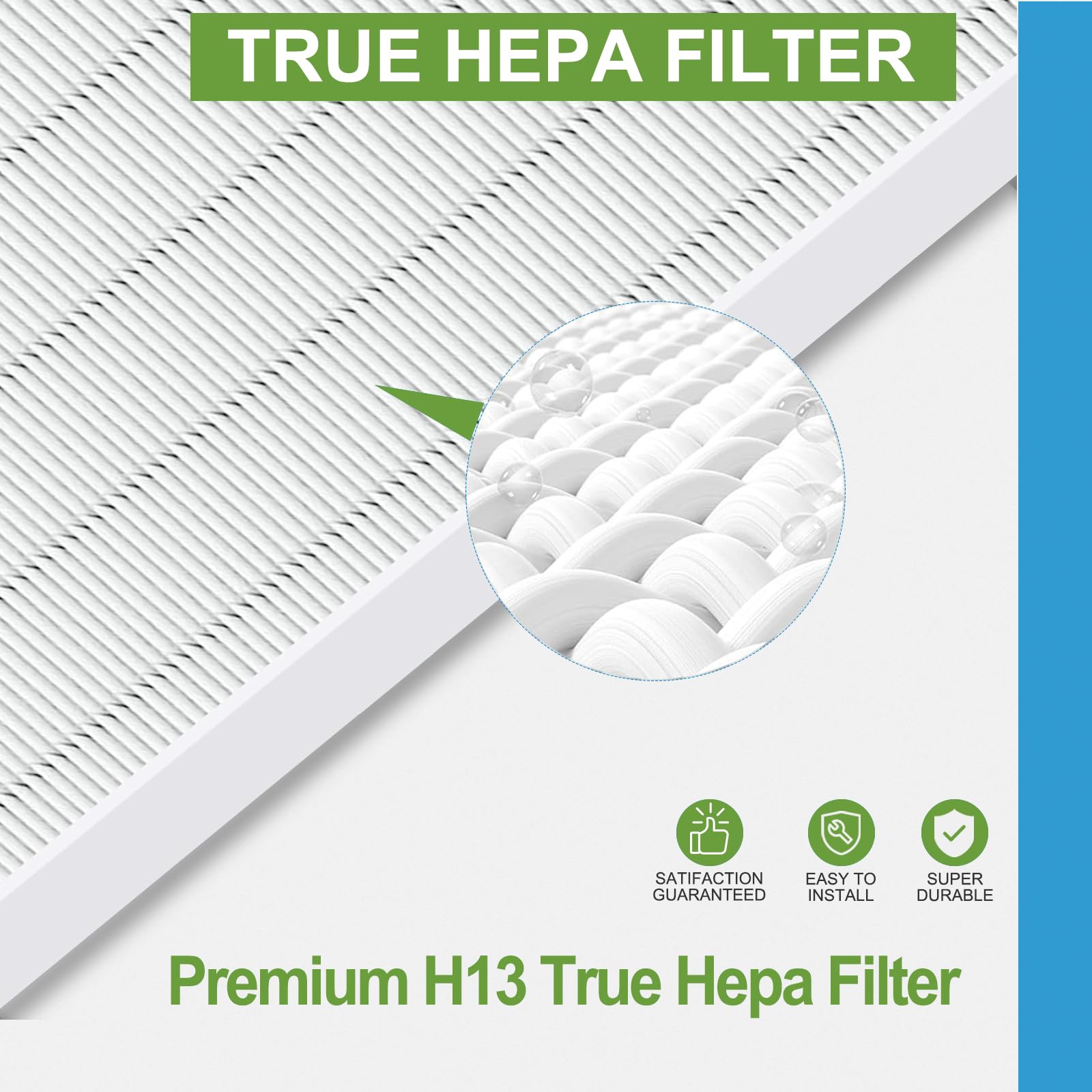 115115 Hepa Replacement Filter A Size 21   Compatible With Winix Plasmawave C535 5300 5300 2 6300 6300 2 P300 Am90 C909, 9800 (2