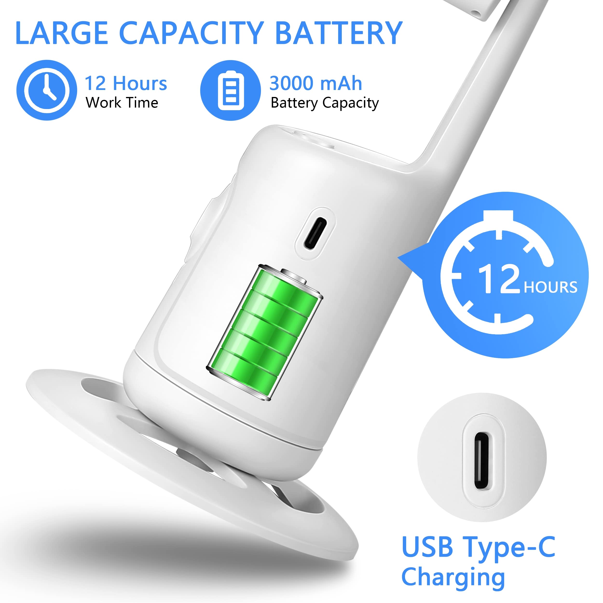 Auto Face Tracking Tripod, 360 Rotation Face Body Phone Camera Mount Smart Shooting Phone Tracking Holder With Remote,No App, Ge