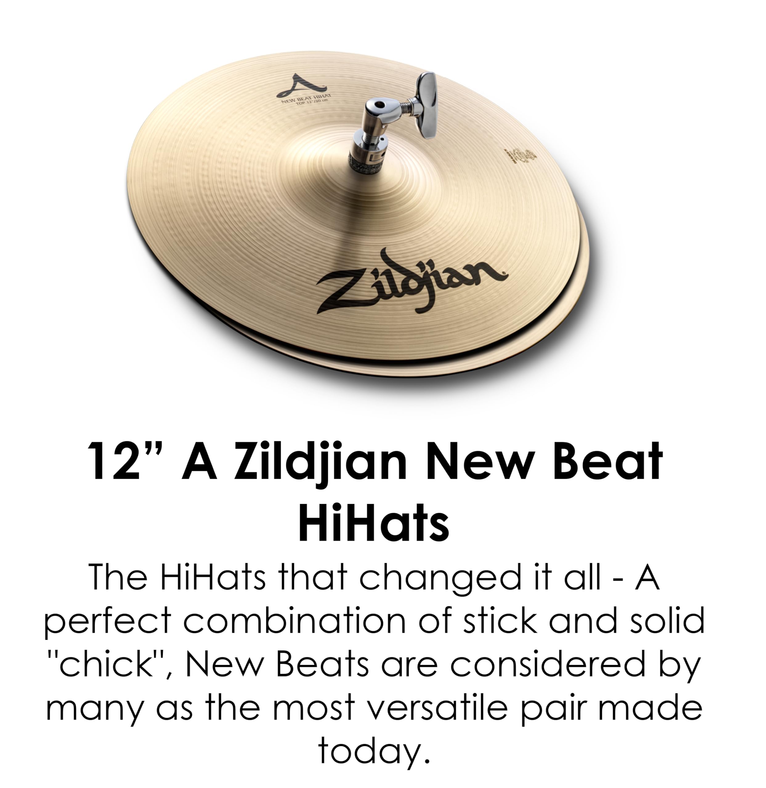 Zildjian Cymbal Pack, Natural, 12 Pair, 14, 18 (Acityp248)