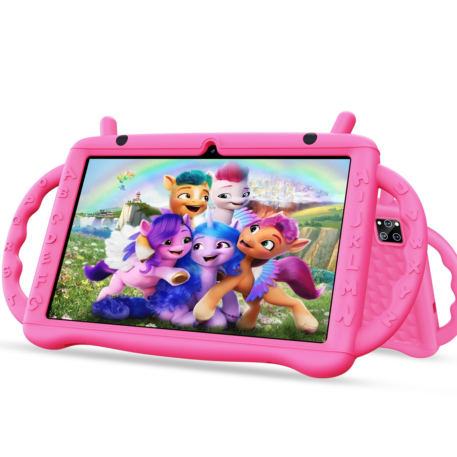 Semeakoko Kids Tablet 10.1 Inch Andriod 14 Toddler Tablet For Kids 3 12 Tablets With Octa Core,10+64Gb,Hd Screen,6000Mah,Wifi2.4