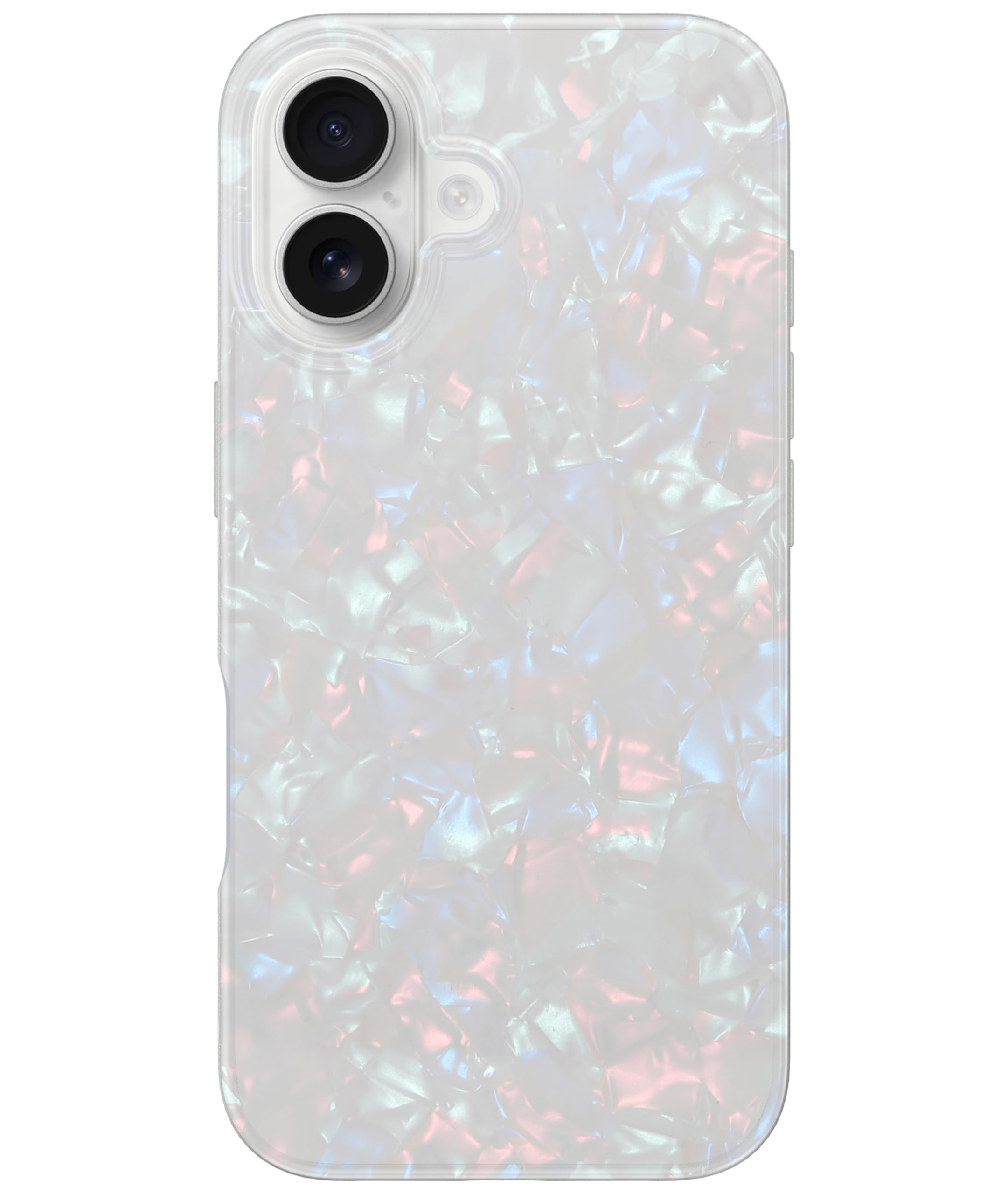 LONLI Hue for iPhone 17 Case - Pearl Tort Shockproof Phone Cover - [Shock-Absorbent Bumper] - Elegant, Unique and Aesthetic for 