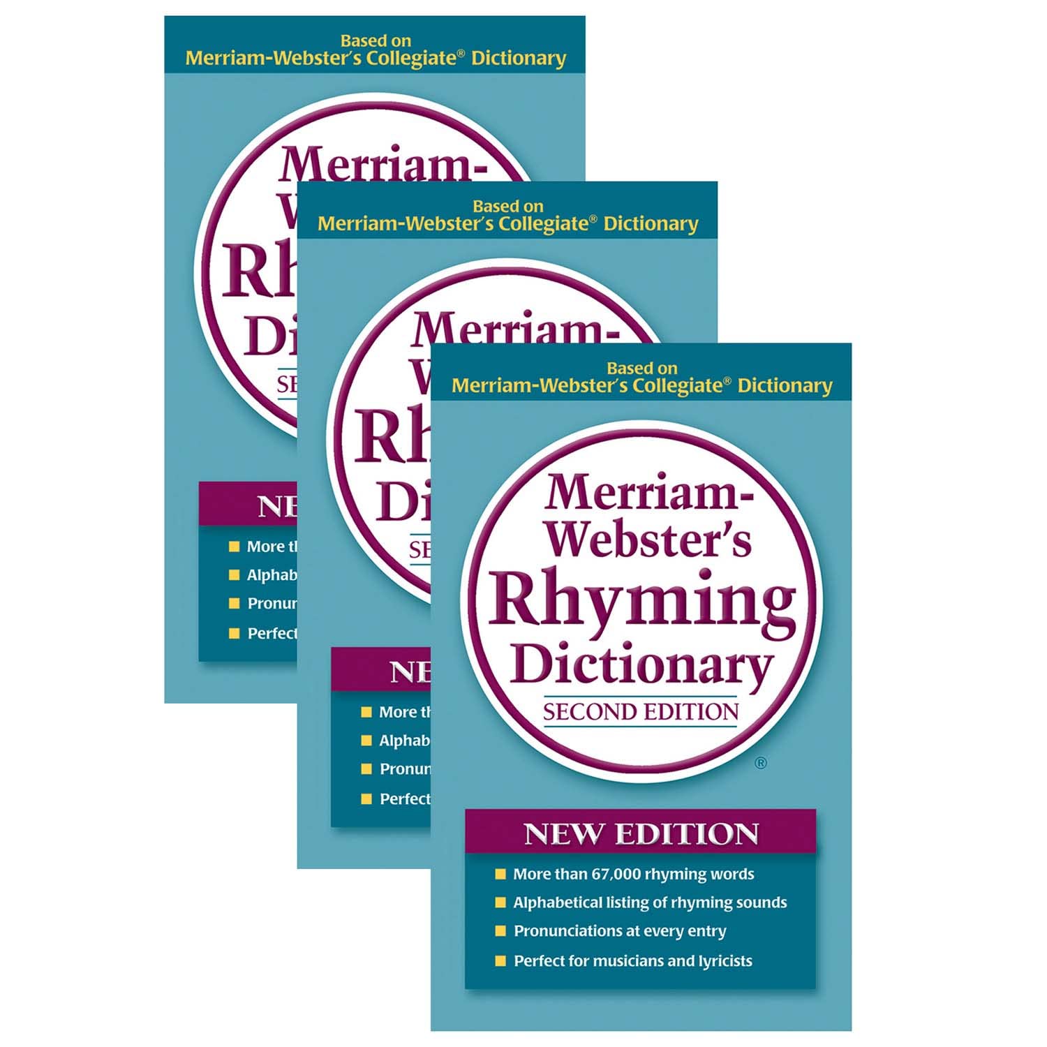 Merriam-Websters Rhyming Dictionary, Pack of 3