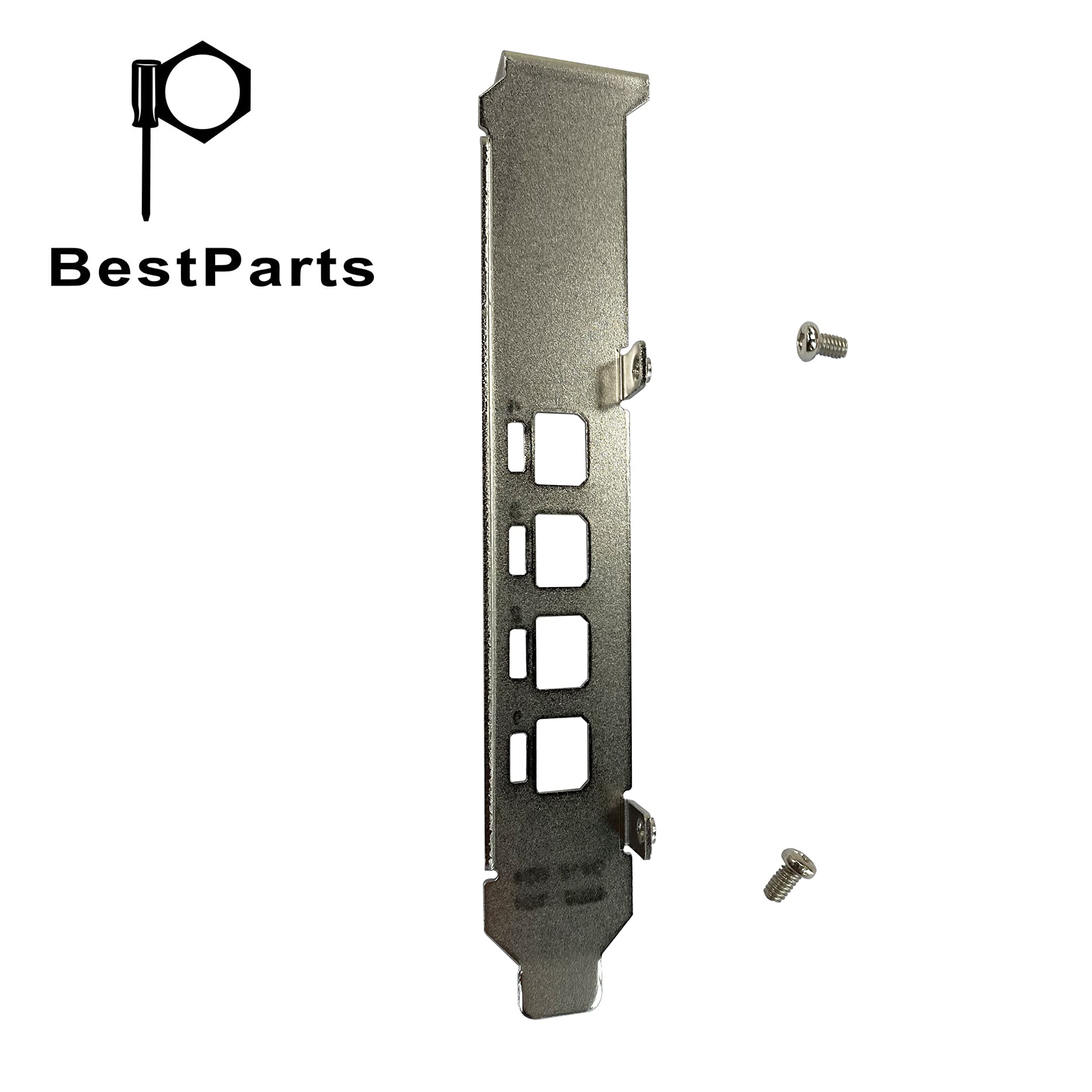 Bestparts New Full Height Long Bracket For Nvidia Quadro K1200 Nvs 510 P400 P600 P620 P1000 K1200 Nvs510 T600 T1000 With 2X Scre