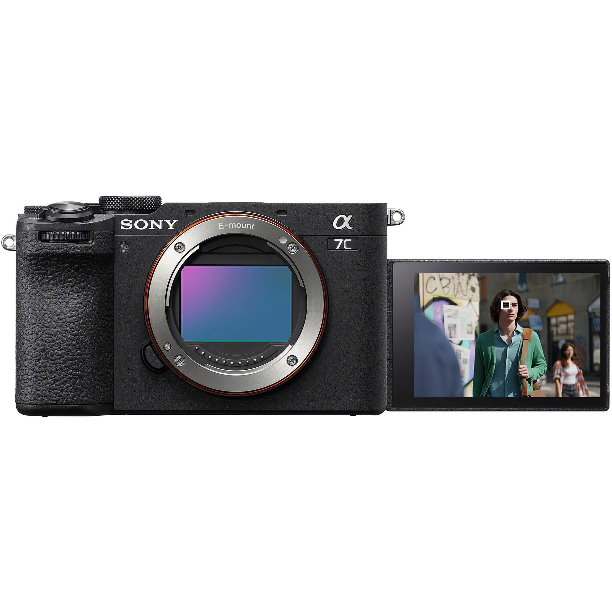 Sony A7C Ii Full Frame Mirrorless Interchangeable Lens Camera | Official Sony Usa Partner Model | Body Black Ilce 7Cm2/B Bundle
