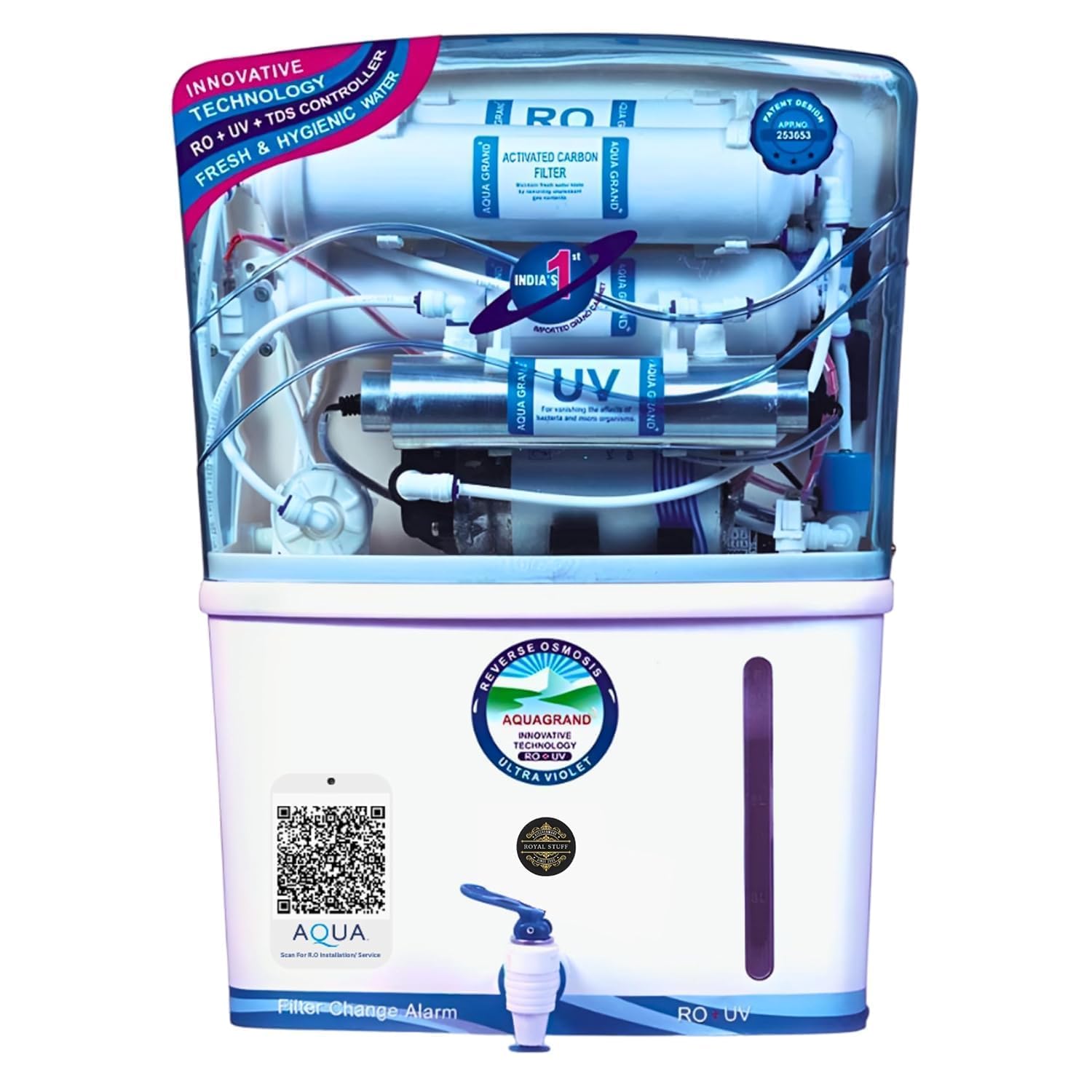Natures Membrane Natures Technologies Aqua Copper Ro Water Purifier With Uv, Uf, Tds Advance Technology Electric Water Purifier