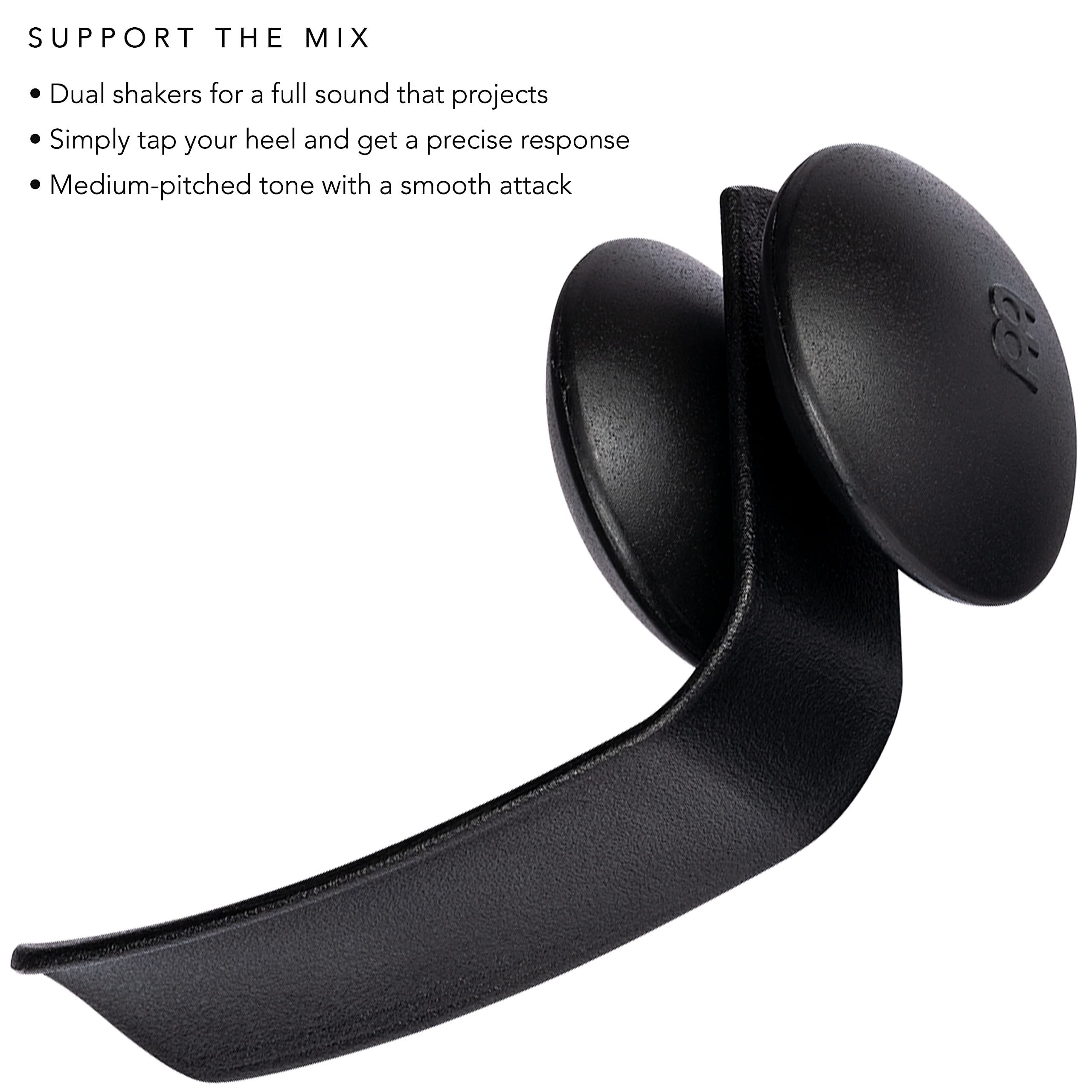 Meinl Percussion Heel Shaker With Shoehorn Design Not Made In China For Cajon, Guitarists, And Singer/Songwriters, 2 Year Warran