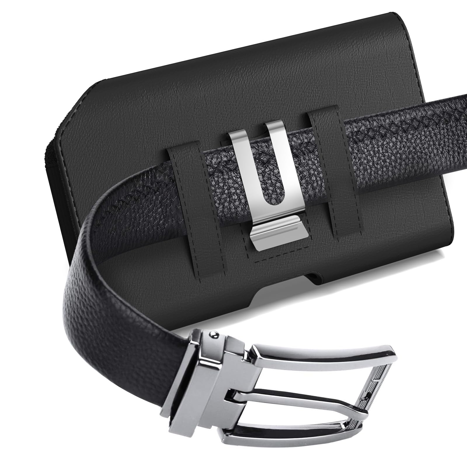 Coveron Holster With Earbuds Holder For Google Pixel 9 Pro Xl 9A / 8 Pro 7 Pro 6 Pro/Pixel 7 6 5A 4 Xl Phone Case Belt Clip Earp