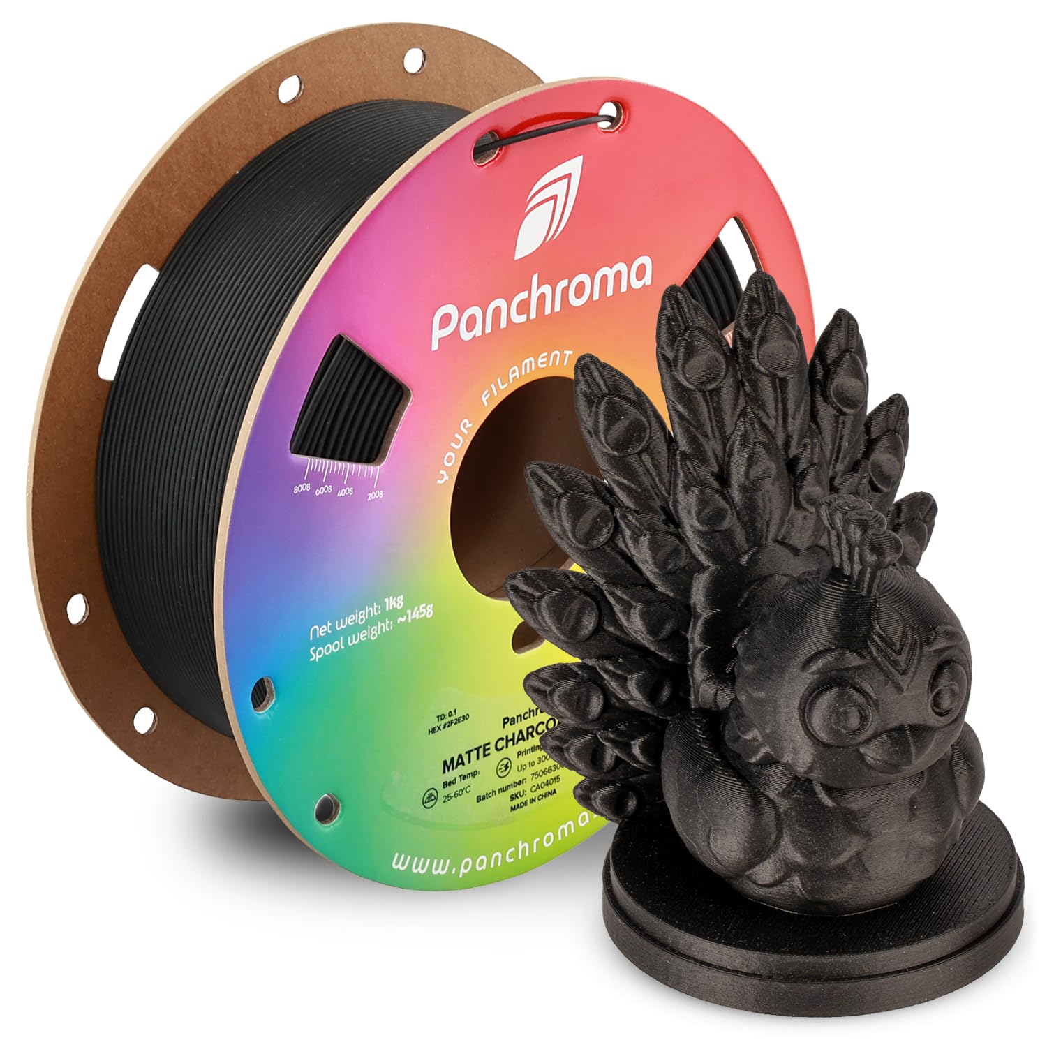 Polymaker Panchroma Matte PLA Filament, Muted Teal 1.75mm 1kg 3D Printing Filament, Formerly Polyterra Matte, Fits Most FDM 3D P
