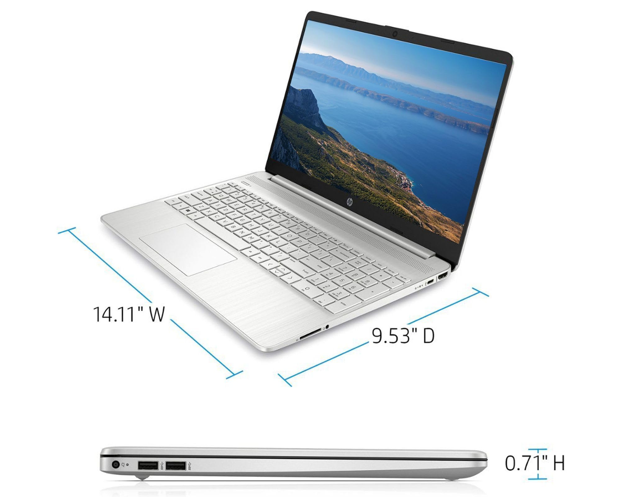 Hp Laptop Computer, 15.6'' Hd Touchscreen Laptops, Intel Core I3-1215U, 16Gb Ram|1Tb Ssd, Long Battery Life, Windows 11 Pro, Rk