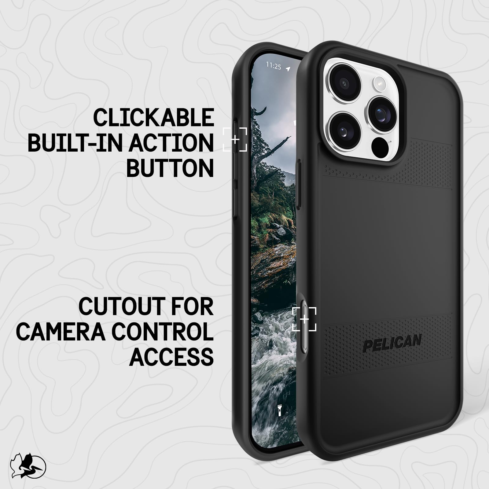 Pelican Protector Iphone 16 Pro Max Case [Compatible With Magsafe] Rugged Magnetic Phone Case With 16Ft Military Grade Drop Prot