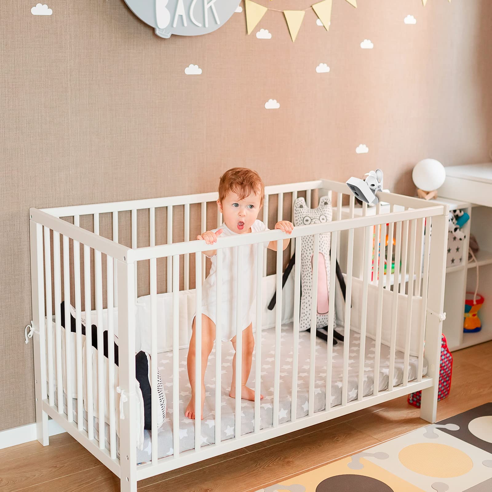 Vmei Metal Clip Stand For All New Blink Outdoor/Indoor Camera/Blink Xt2 Camera,Blink Metal Holder Weather Proof,Not Need To Dril